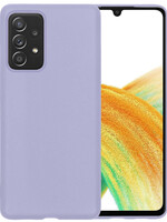BTH BTH Samsung Galaxy A33 Hoesje Siliconen - Lila