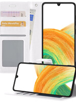 BTH BTH Samsung Galaxy A33 Hoesje Bookcase - Wit