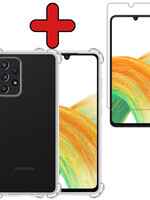 BTH BTH Samsung Galaxy A33 Hoesje Shockproof Met Screenprotector