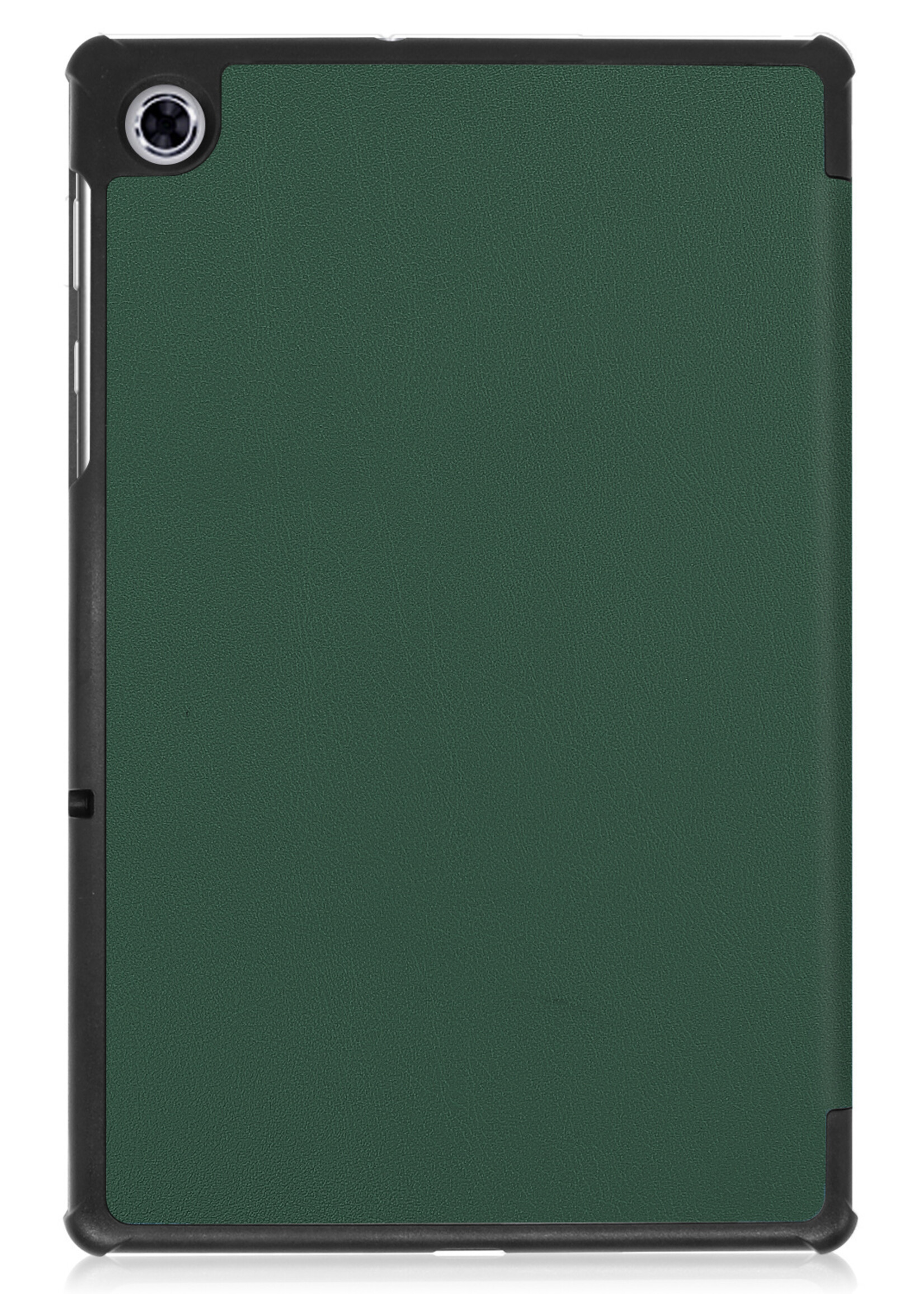 BTH Hoes Geschikt voor Lenovo Tab M10 FHD Plus 2nd Gen Hoes Book Case Hoesje Trifold Cover Met Screenprotector - Hoesje Geschikt voor Lenovo Tab M10 FHD Plus (2e Gen) Hoesje Bookcase - Donkergroen