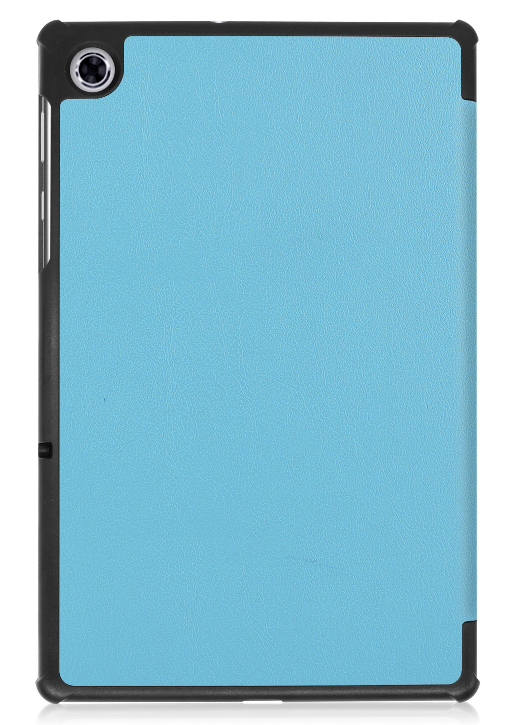 BTH Hoes Geschikt voor Lenovo Tab M10 FHD Plus 2nd Gen Hoes Book Case Hoesje Trifold Cover Met Screenprotector - Hoesje Geschikt voor Lenovo Tab M10 FHD Plus (2e Gen) Hoesje Bookcase - Lichtblauw