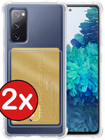 BTH BTH Samsung Galaxy S20FE Hoesje Pashouder - 2 PACK