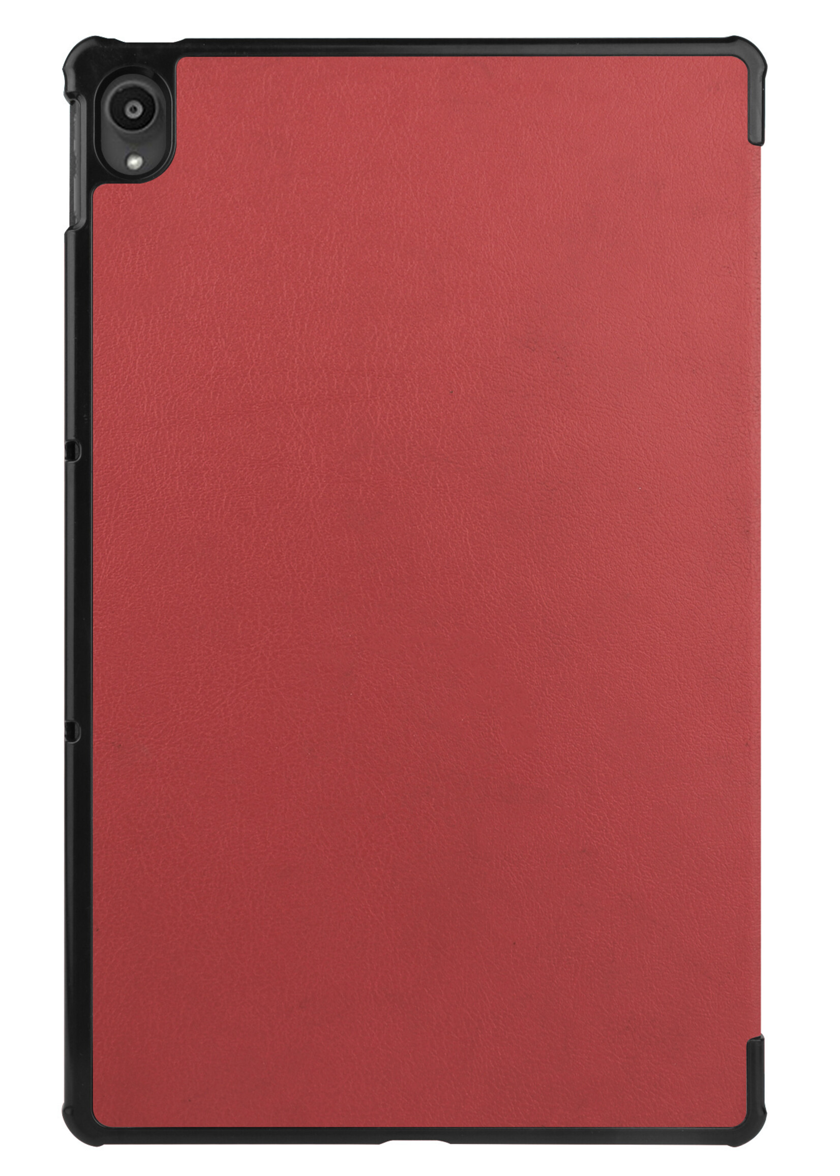 BTH Lenovo Tab P11 Plus Hoes Luxe Book Case Hoesje - Lenovo Tab P11 Plus Hoes Cover (11 inch) - Donker Rood