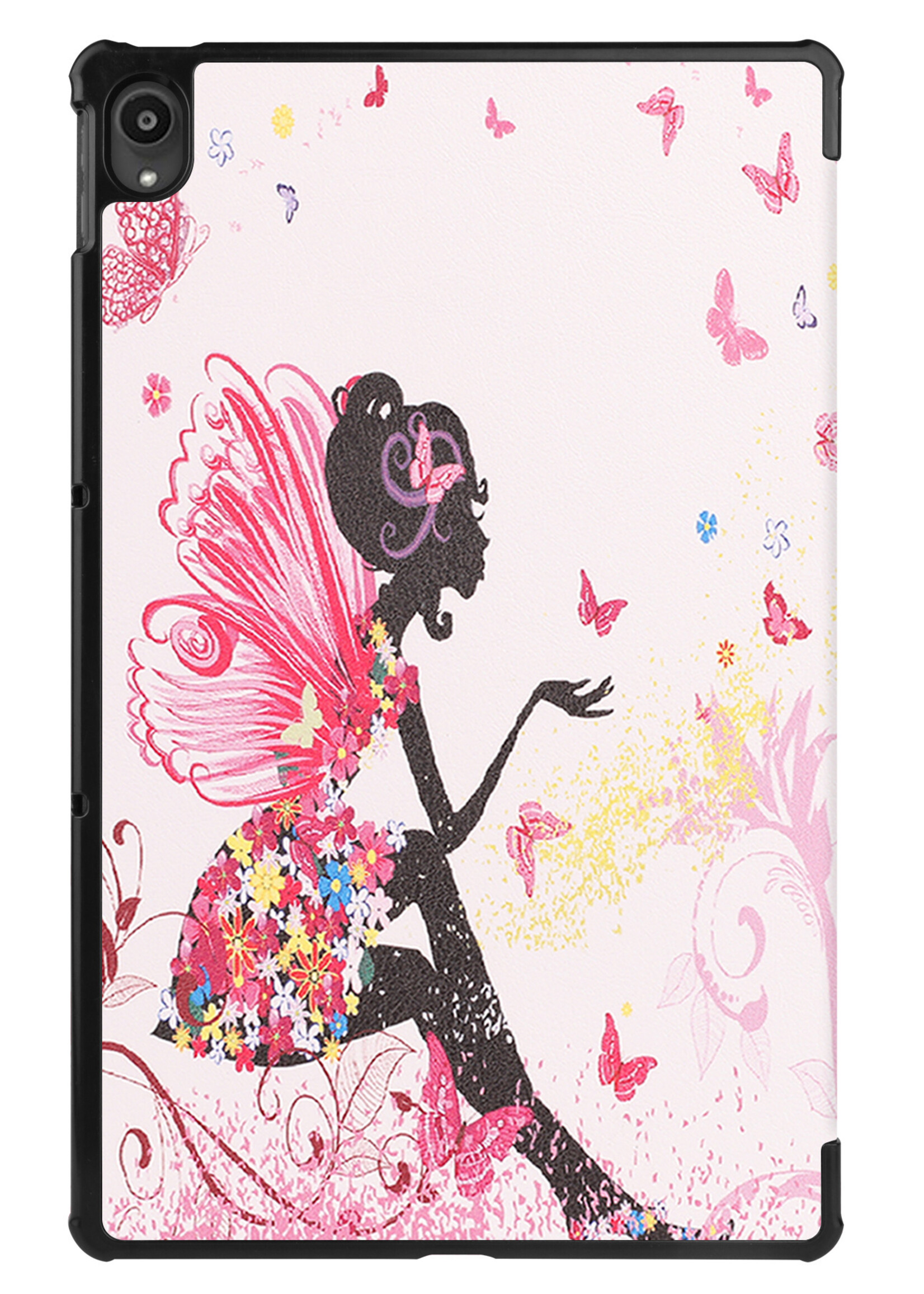 BTH Hoes Geschikt voor Lenovo Tab P11 Plus Hoes Book Case Hoesje Trifold Cover Met Screenprotector - Hoesje Geschikt voor Lenovo Tab P11 Plus Hoesje Bookcase - Elfje