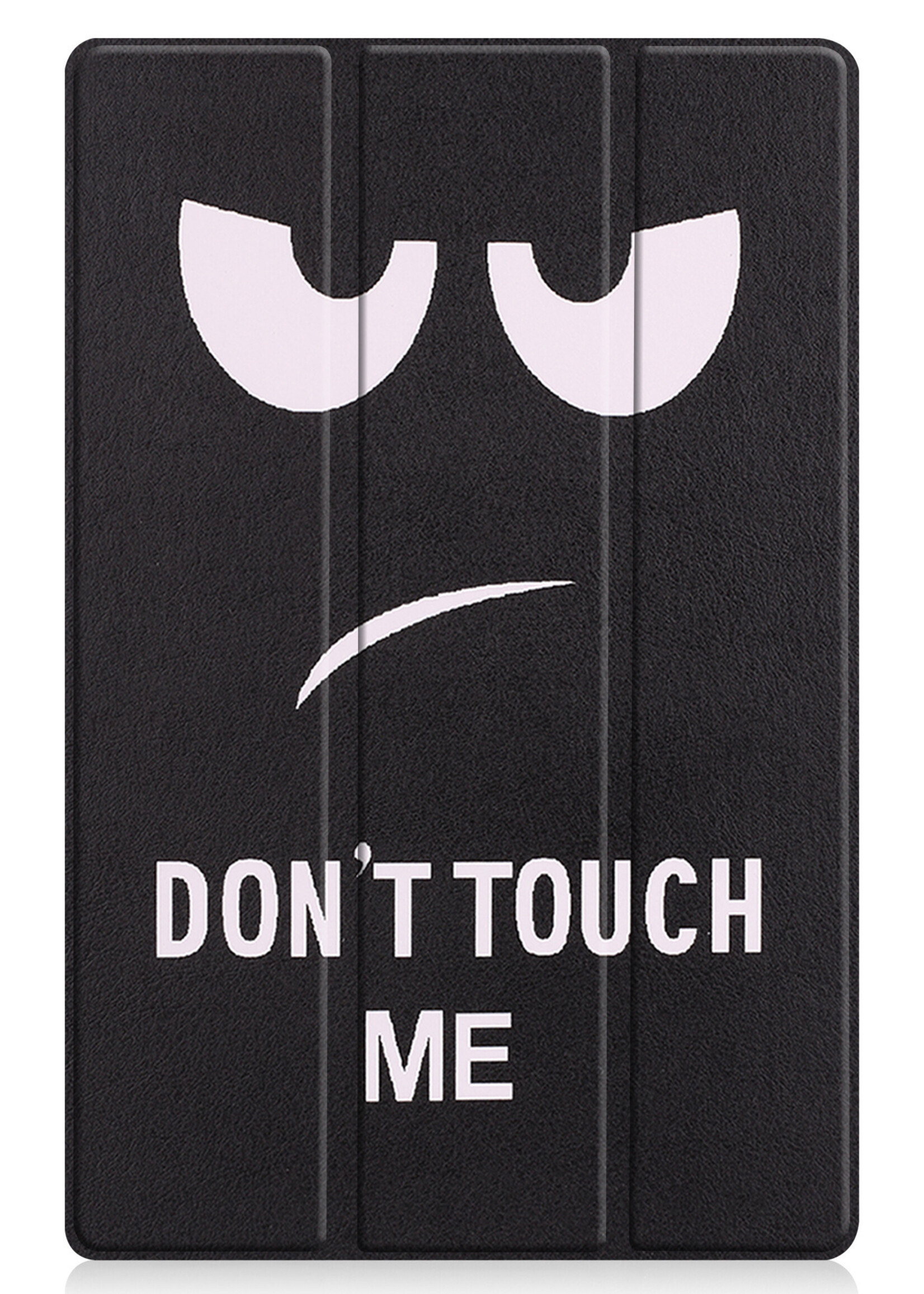 BTH Hoes Geschikt voor Lenovo Tab P11 Plus Hoes Book Case Hoesje Trifold Cover Met Screenprotector - Hoesje Geschikt voor Lenovo Tab P11 Plus Hoesje Bookcase - Don't Touch Me