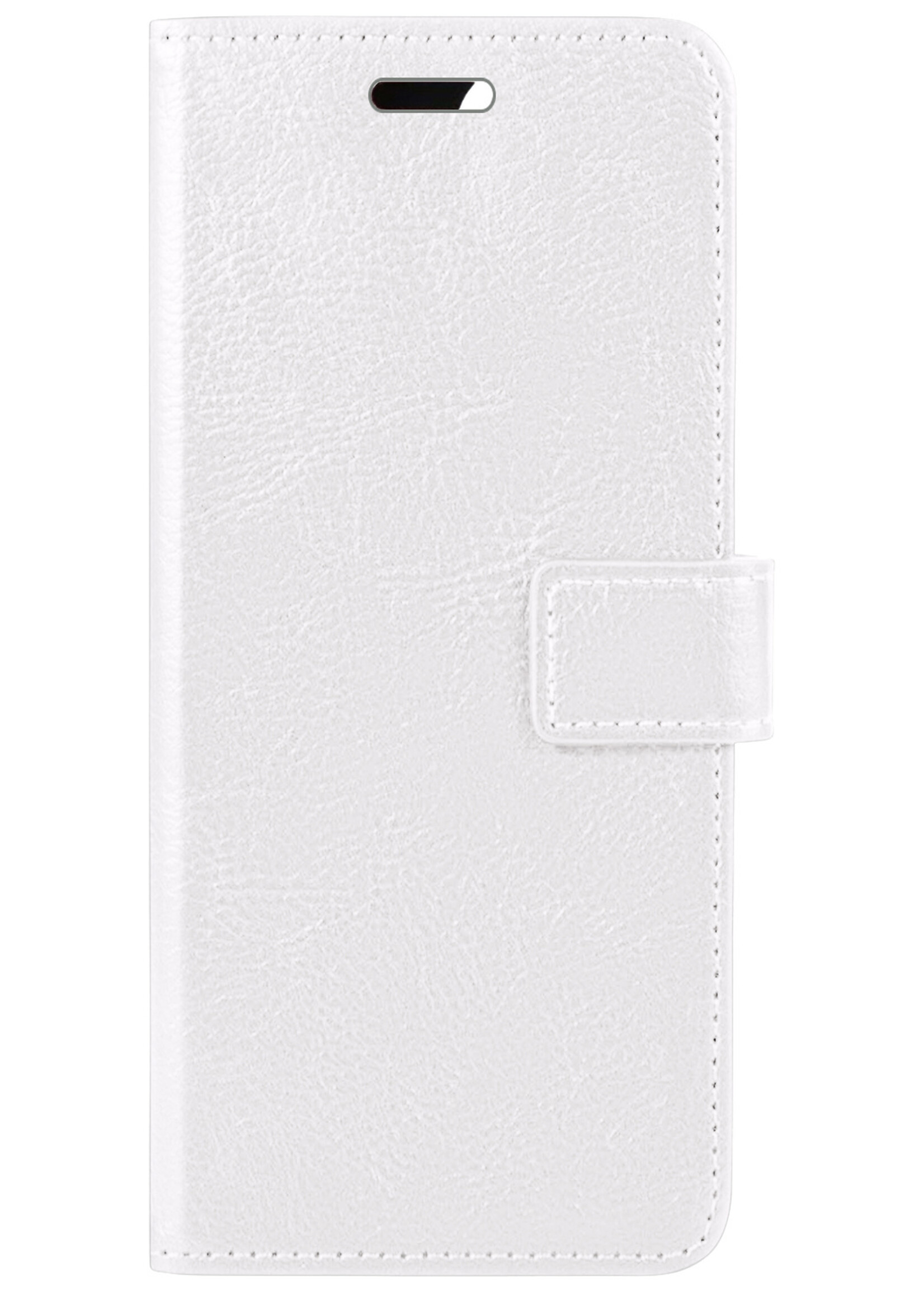 BTH OnePlus 10 Pro Hoesje Book Case Hoes - OnePlus 10 Pro Case Hoesje Portemonnee Cover - OnePlus 10 Pro Hoes Wallet Case Hoesje - Wit