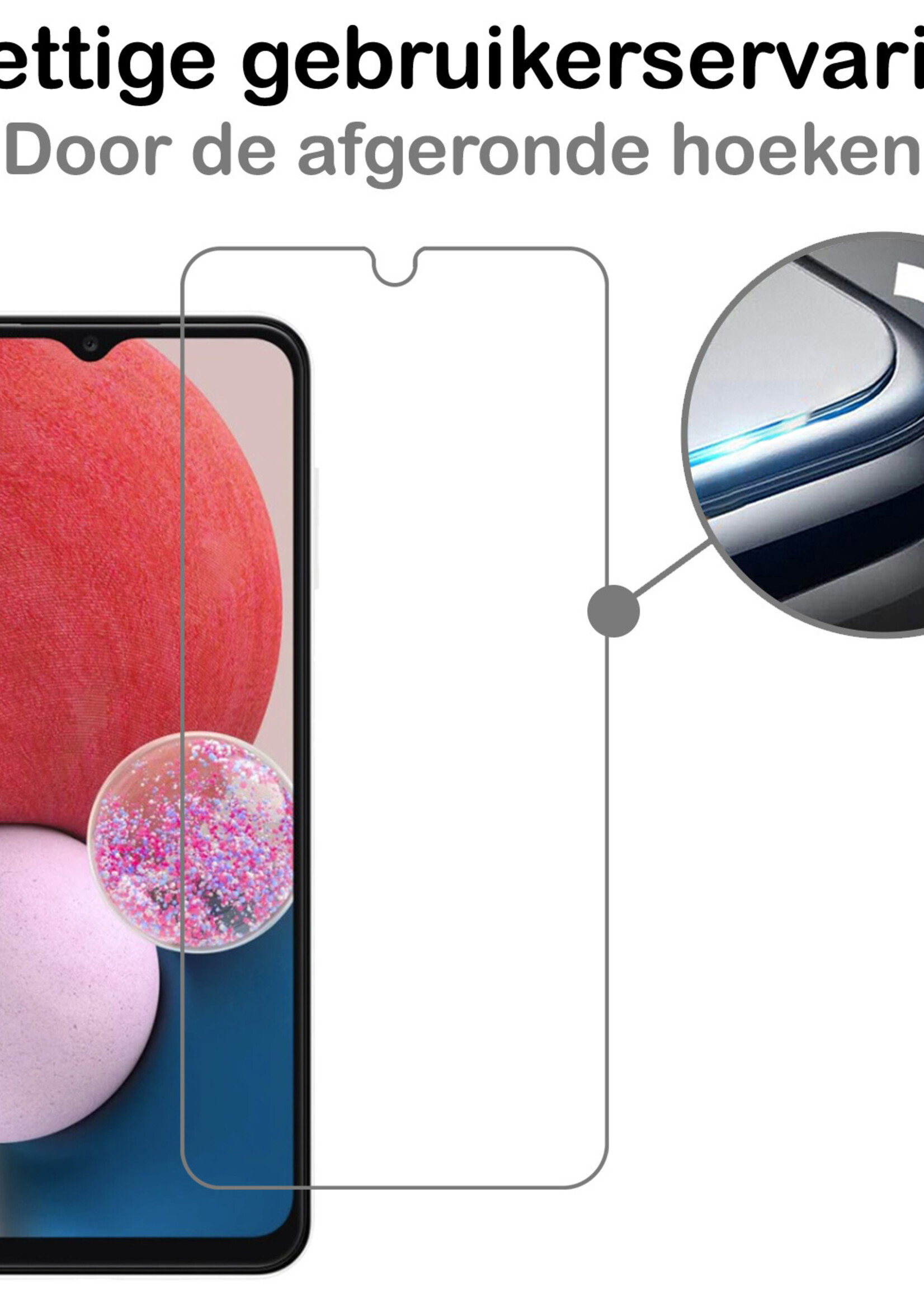 BTH Screenprotector Geschikt voor Samsung A13 5G Screenprotector Glas Gehard Tempered Glass - Screenprotector Geschikt voor Samsung Galaxy A13 5G Screen Protector Screen Cover - 2 PACK