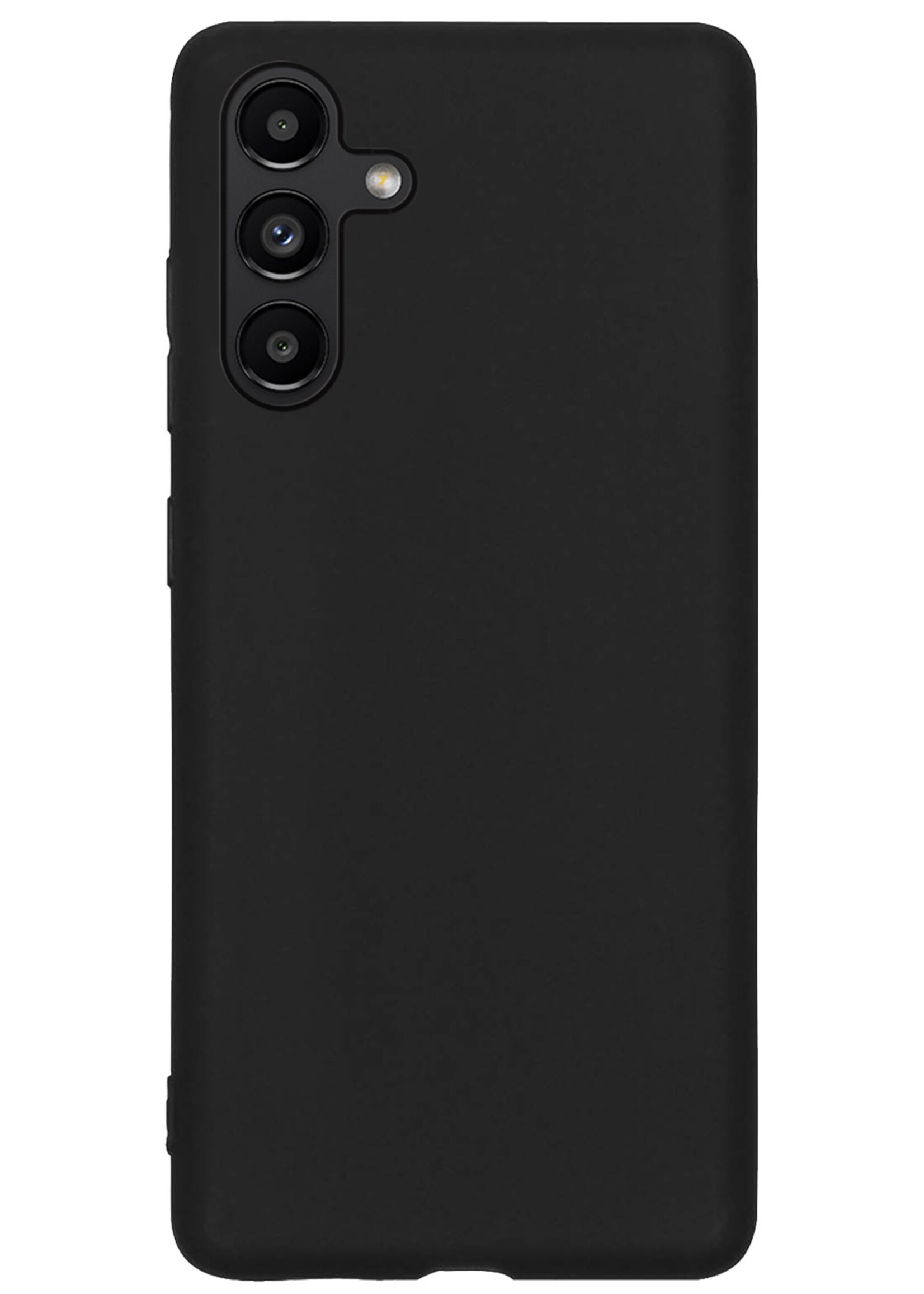 BTH Samsung Galaxy A13 5G Hoesje Siliconen Case Cover - Samsung A13 5G Hoesje Cover Hoes Siliconen - Zwart