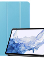 BTH BTH Samsung Galaxy Tab S8 Hoes - Lichtblauw