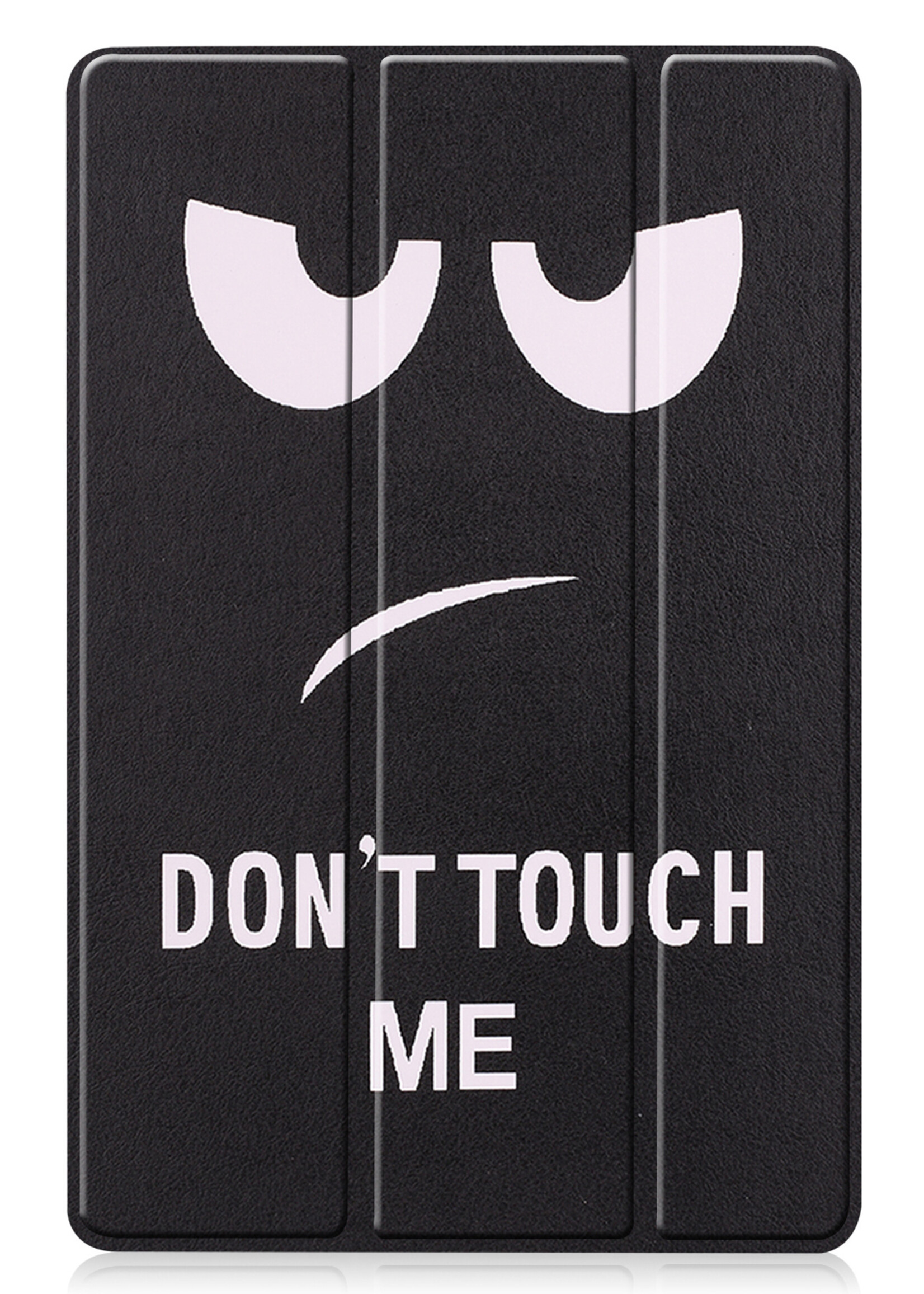 BTH Samsung Tab S8 Plus Hoes Book Case Hoesje Met S Pen Uitsparing - Samsung Galaxy Tab S8 Plus Hoesje Cover - Don't Touch Me