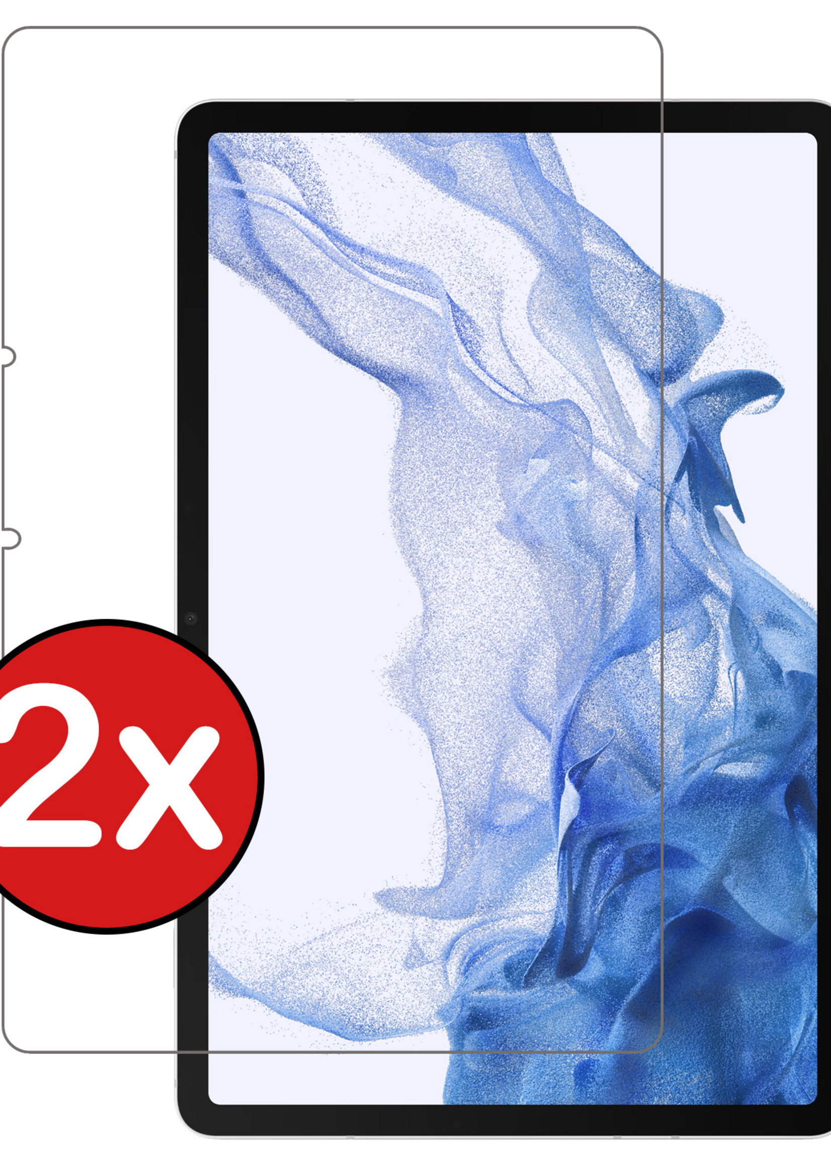BTH Screenprotector Geschikt voor Samsung Galaxy Tab S8 Ultra Screenprotector Tempered Glass Screen Protector Gehard Glas - Screenprotector Geschikt voor Samsung Tab S8 Ultra Screenprotector Glas - 2 PACK