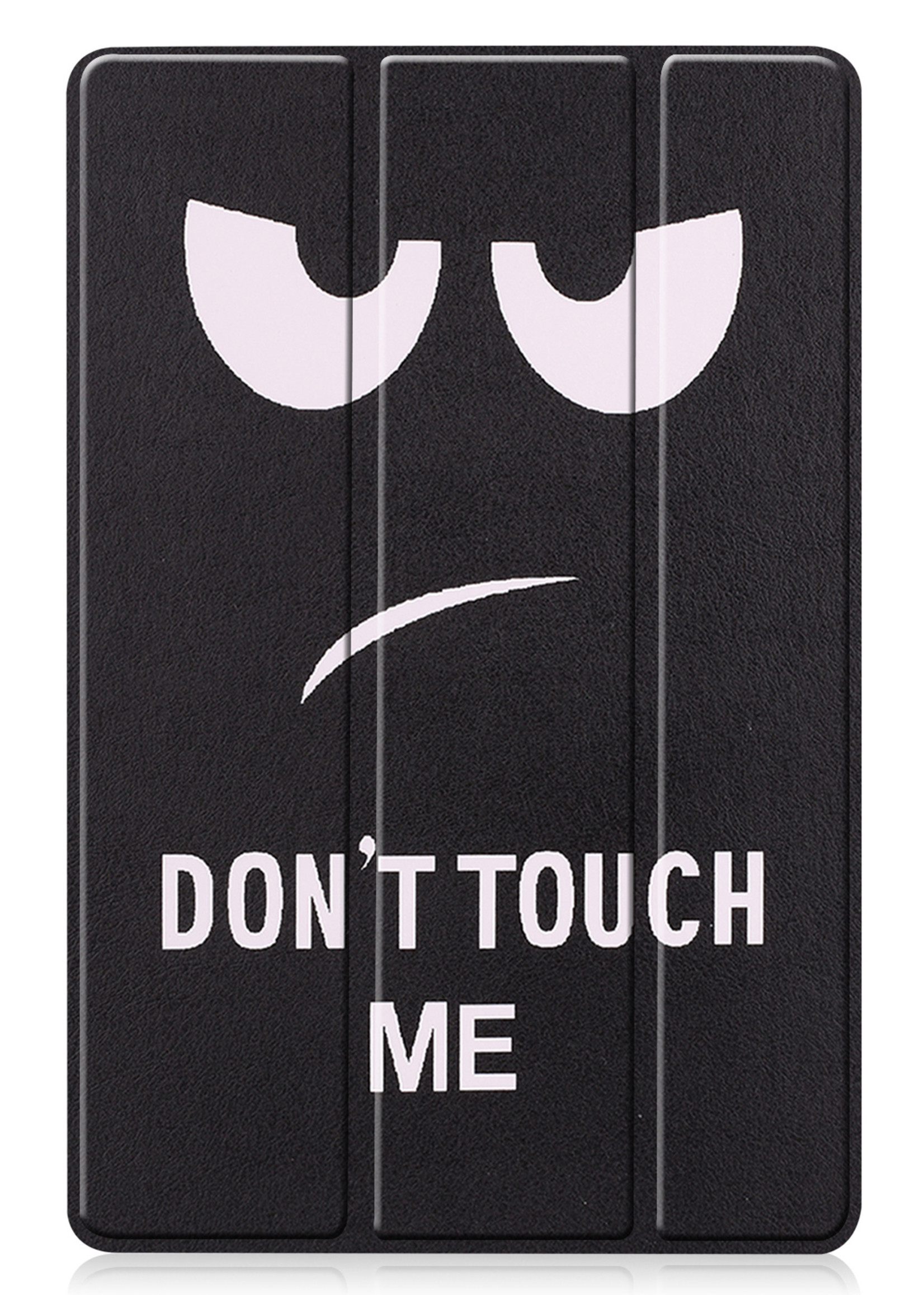 BTH Samsung Tab S8 Ultra Hoes Book Case Hoesje Met S Pen Uitsparing - Samsung Galaxy Tab S8 Ultra Hoesje Cover - Don't Touch Me