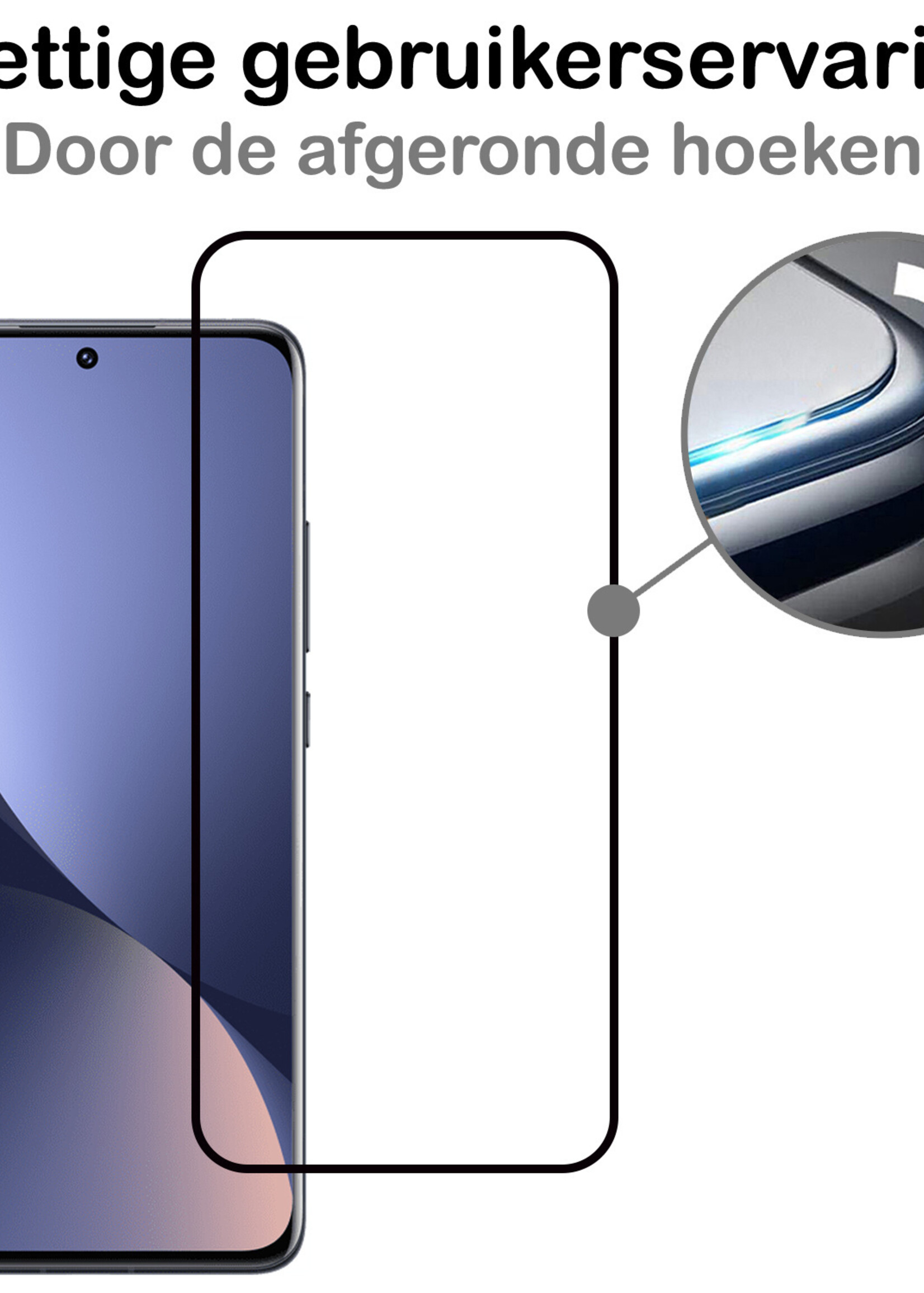 BTH Screenprotector Geschikt voor Xiaomi 12X Screenprotector Glas Gehard Tempered Glass Full Cover - Screenprotector Geschikt voor Xiaomi 12X Screen Protector Screen Cover - 3 PACK