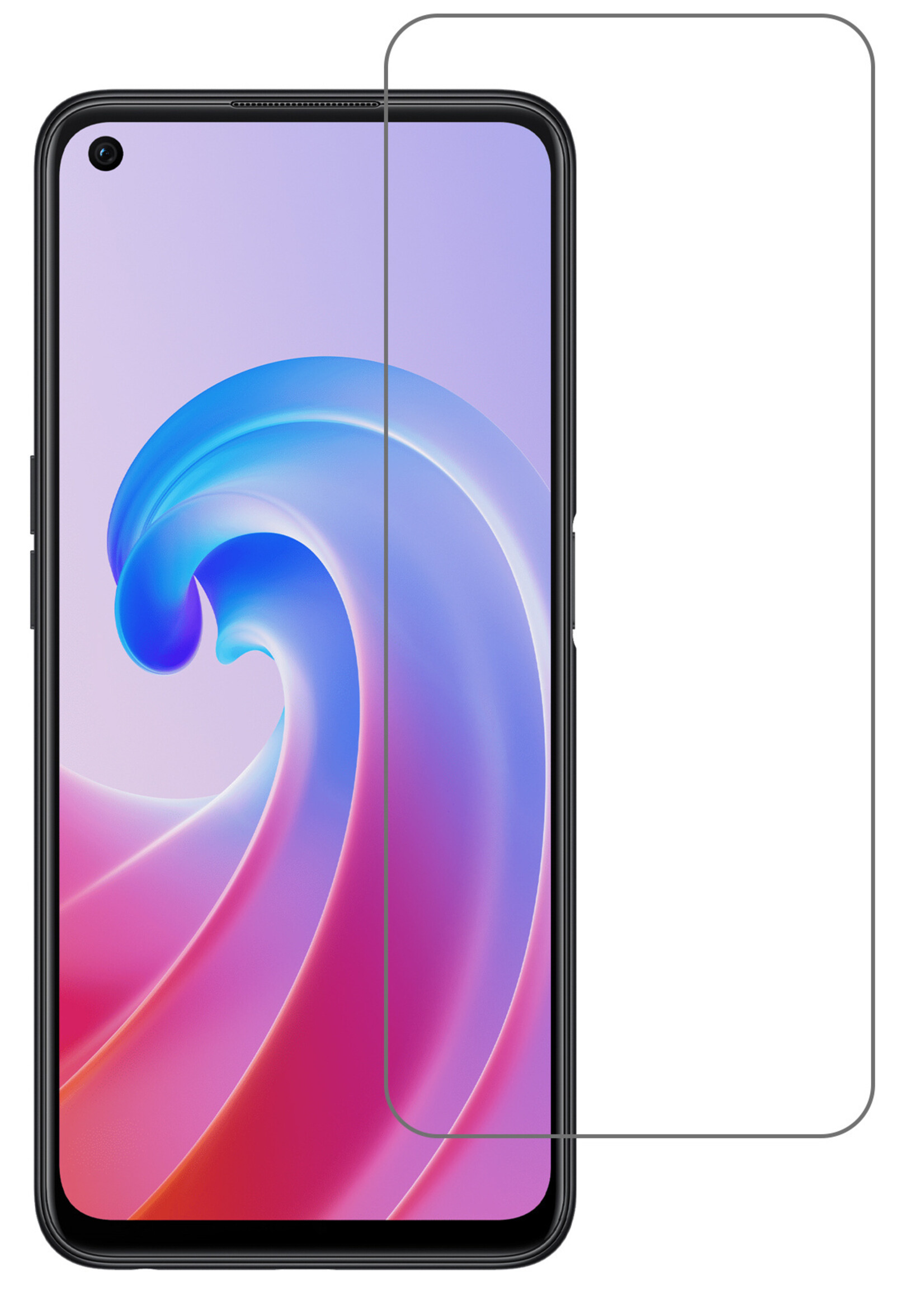 BTH OPPO A76 Screenprotector Glas Gehard - OPPO A76 Screenprotector Glas - OPPO A76 Tempered Glas Gehard - OPPO A76 Screen Protector Screen Cover