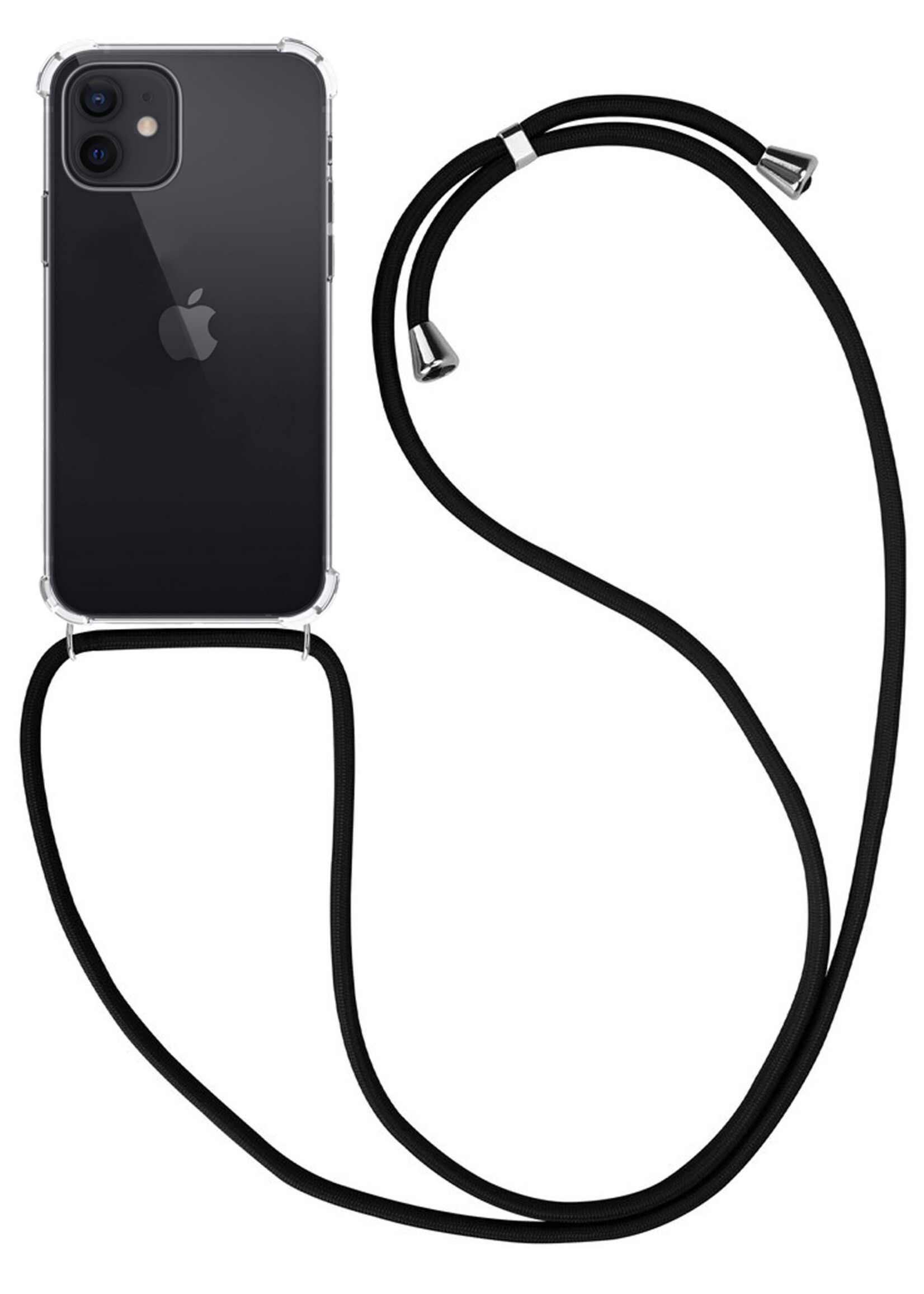 BTH Hoes voor iPhone 11 Hoesje Siliconen Met Koord Shock Proof Case Hoes Transparant - Hoes voor iPhone 11 Hoesje Koord Cover - Transparant