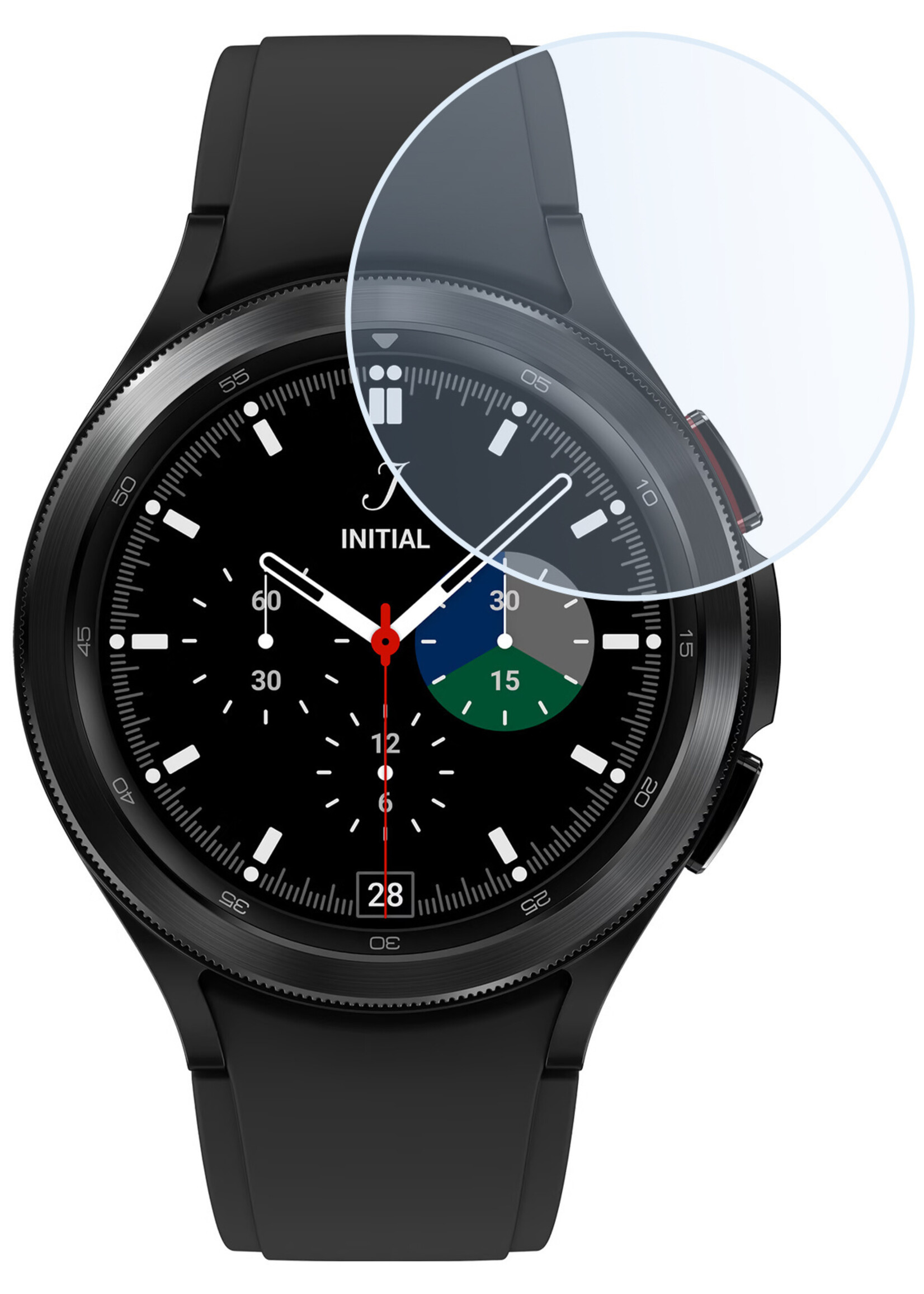 BTH Samsung Galaxy Watch4 Classic 42 mm Screenprotector Glas Gehard Screen Protector Screen Cover - Samsung Galaxy Watch4 Classic 42 mm Screenprotector Tempered Glass
