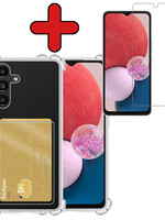 BTH BTH Samsung Galaxy A13 4G Hoesje Pashouder Met Screenprotector