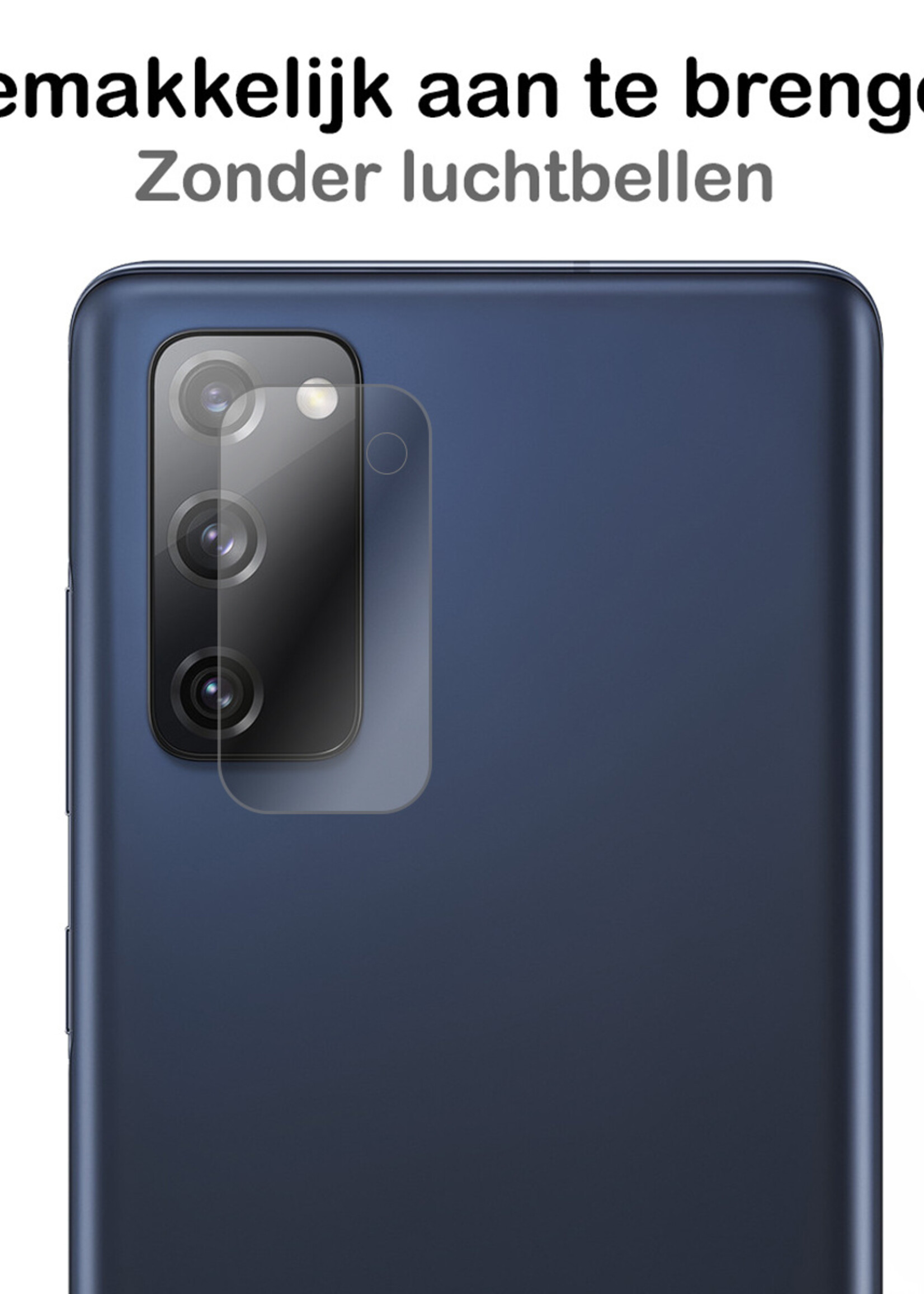 BTH Samsung Galaxy S20FE Screenprotector Glas Camera Protectie - Samsung Galaxy S20 FE Camera Screen Protector