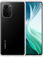 BTH BTH Poco F3 Hoesje Siliconen - Transparant