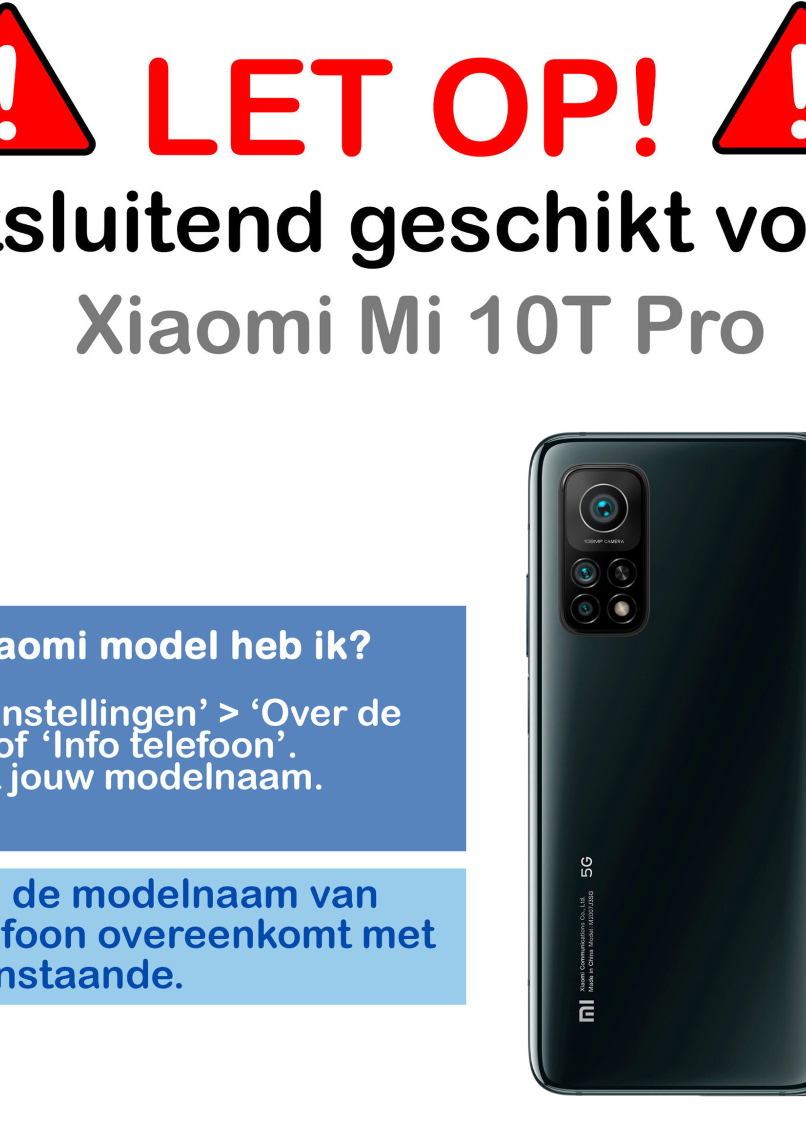 BTH Hoesje Geschikt voor Xiaomi Mi 10 Pro Hoesje Siliconen Case Hoes - Hoes Geschikt voor Xiaomi Mi 10 Pro Hoes Cover Case - Transparant - 2 PACK