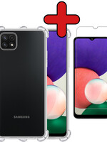 BTH BTH Samsung Galaxy M22 Hoesje Shockproof Met screenprotector