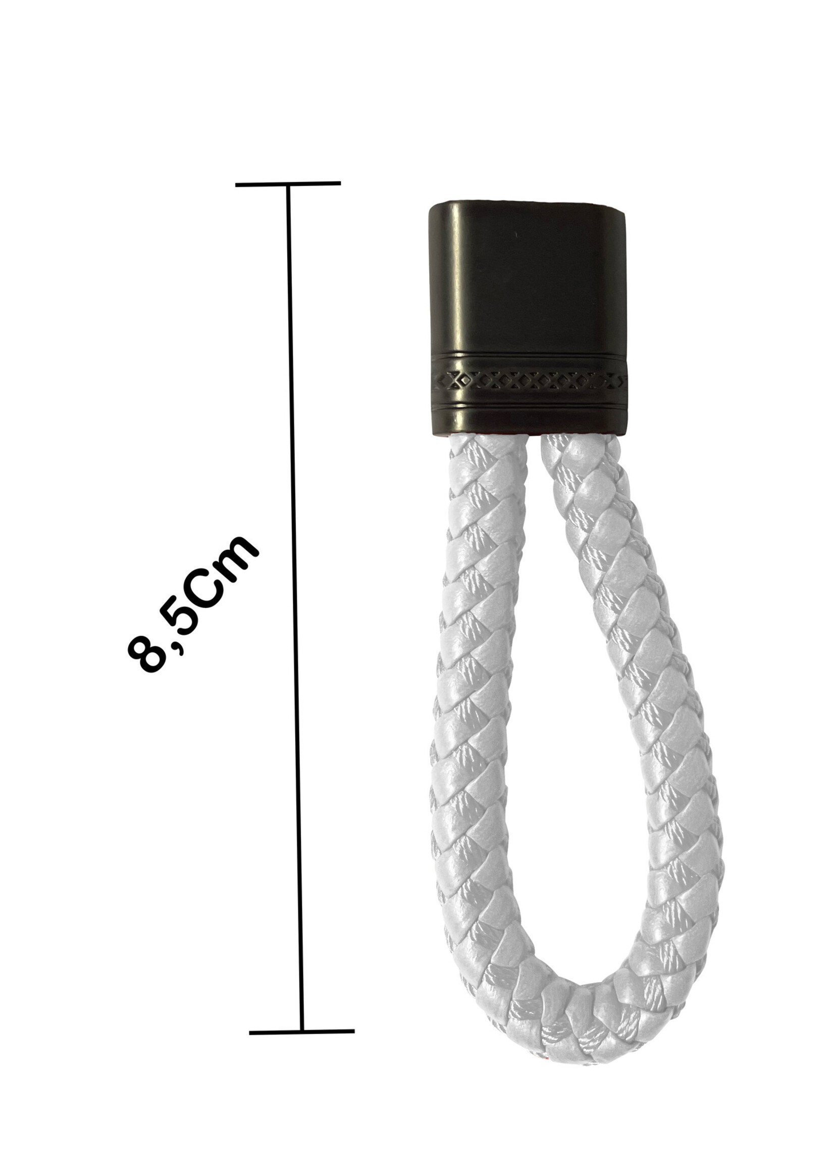 BTH Sleutelhanger Koord Met Sleutelhanger Ring Sleutelhanger Touw Auto Sleutelhanger - Wit