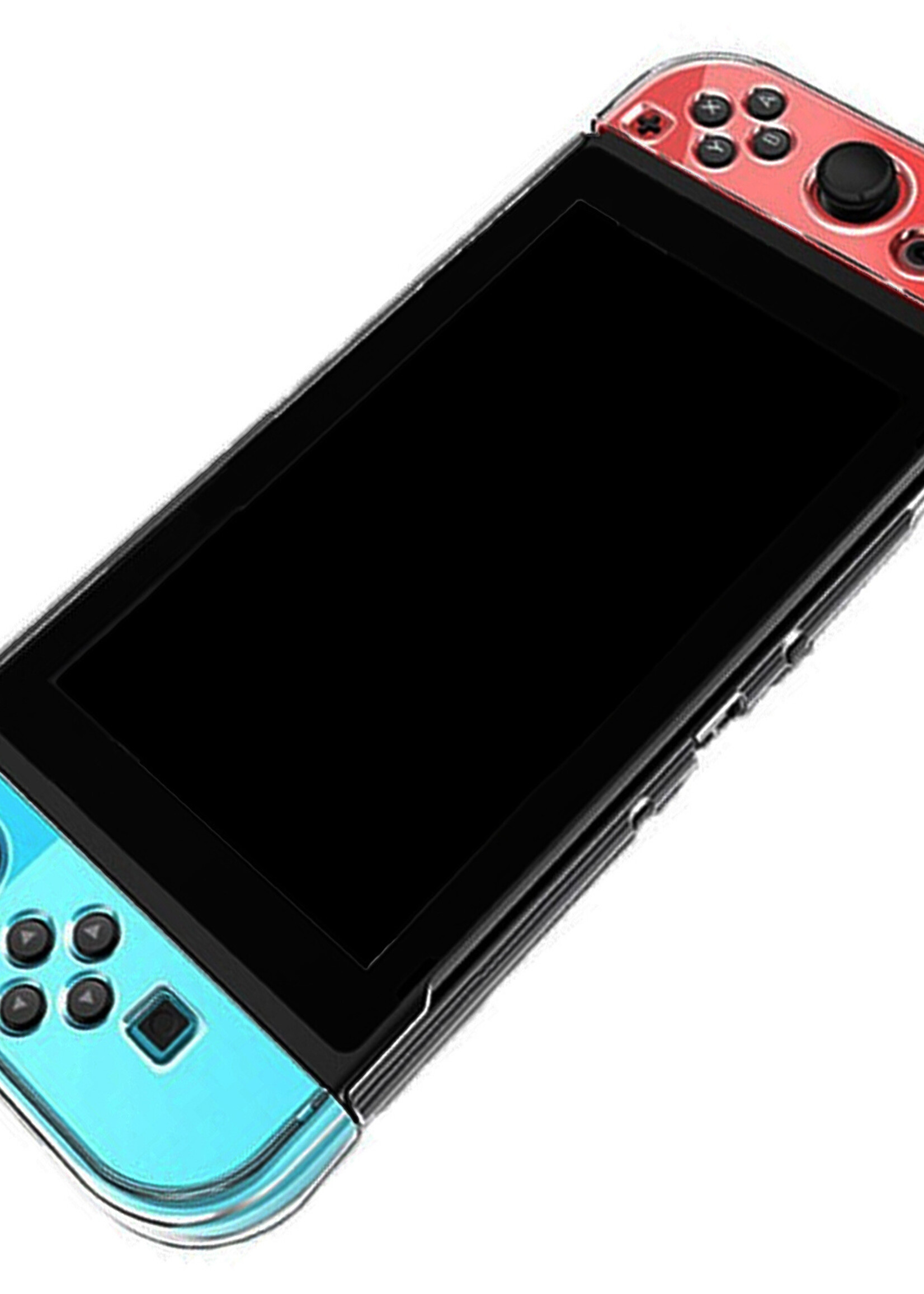 BTH Hoes Geschikt voor Nintendo Switch Case Hoesje Transparant - Hoesje Geschikt voor Nintendo Switch Case Beschermhoes Transparant