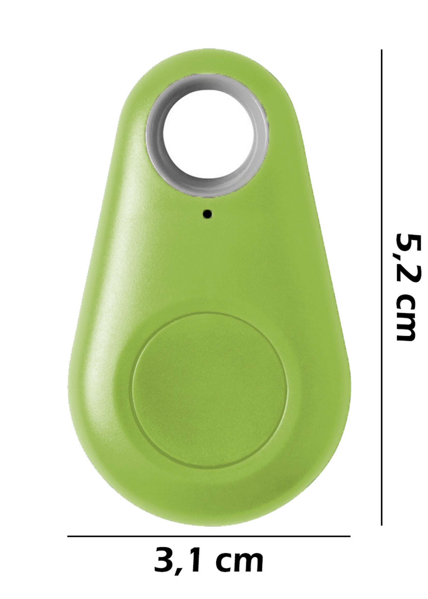 BTH Keyfinder Sleutelvinder Sleutelzoeker Sleutelhanger Keyfinder Bluetooth Sleutels Huisdier - Groen