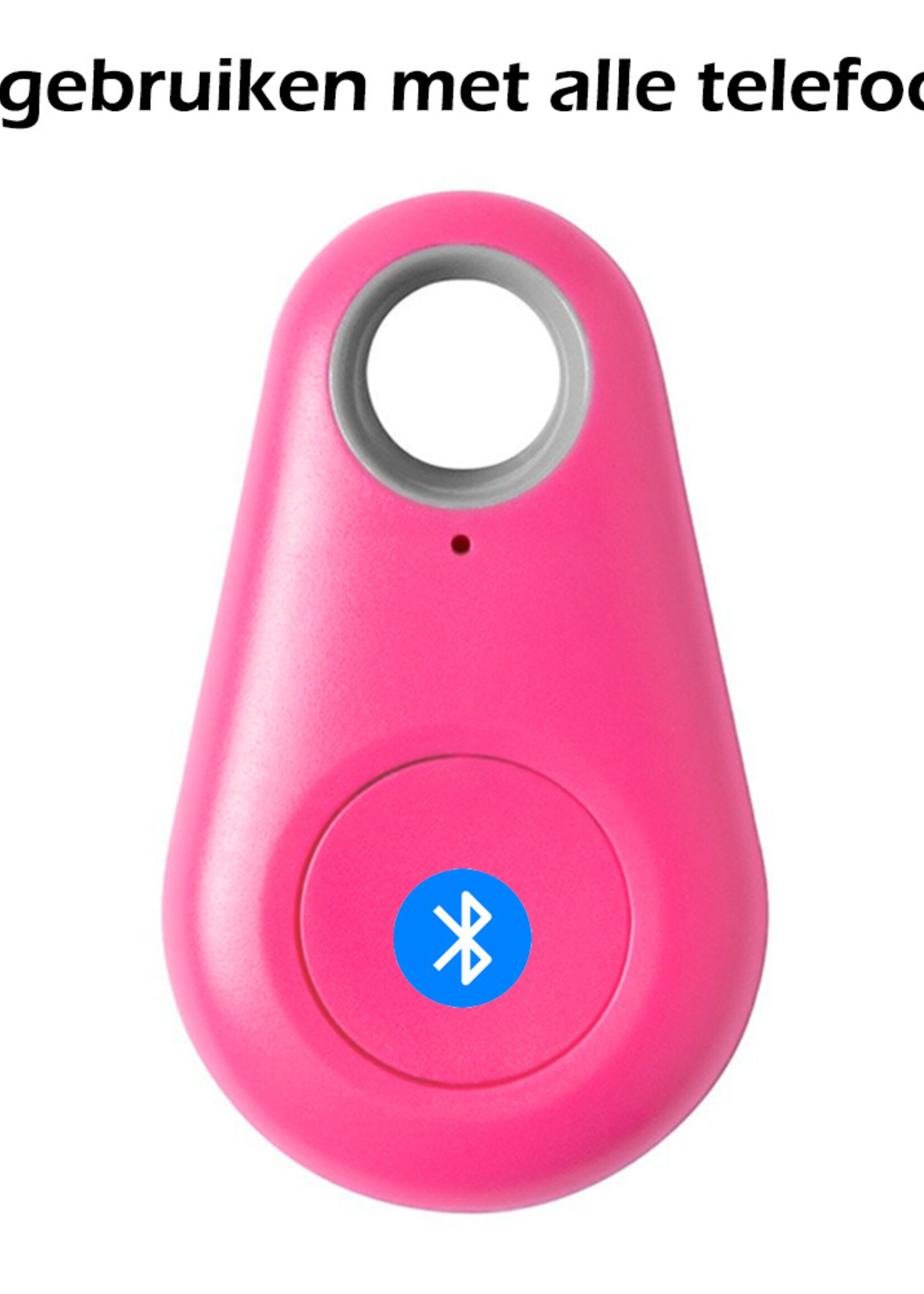 BTH Keyfinder Sleutelvinder Sleutelzoeker Sleutelhanger Keyfinder Bluetooth Sleutels Huisdier - Roze