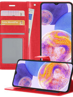 BTH BTH Samsung Galaxy A23 Hoesje Bookcase - Rood
