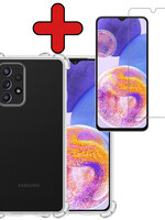 BTH BTH Samsung Galaxy A23 Hoesje Shockproof Met Screenprotector