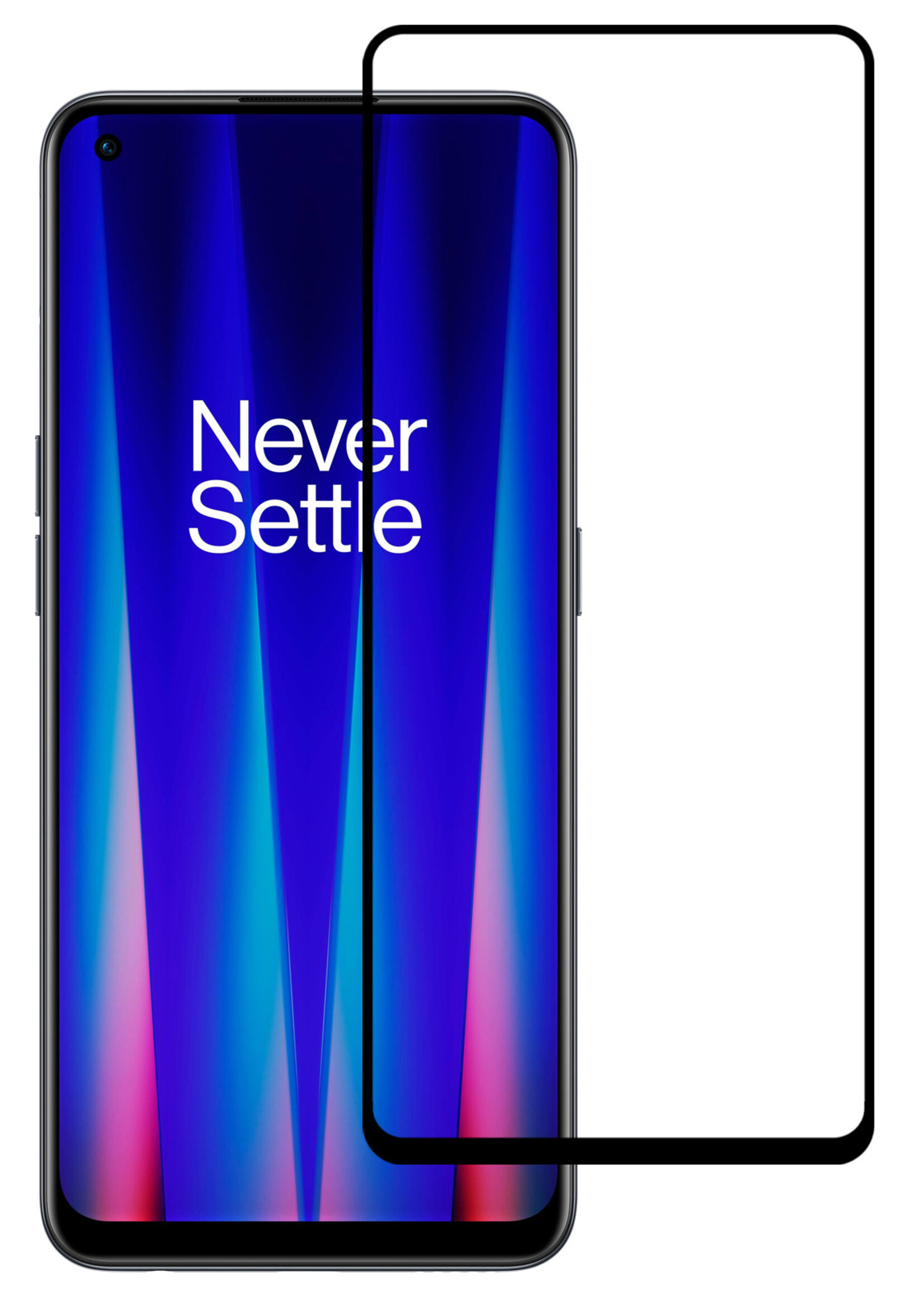 BTH OnePlus Nord CE 2 Screenprotector Glas Gehard Tempered Glass Full Cover - OnePlus Nord CE 2 Screen Protector Screen Cover