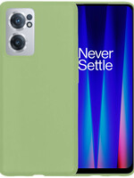 BTH BTH OnePlus Nord CE 2 Hoesje Siliconen - Groen