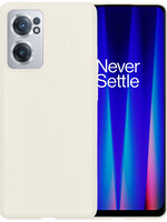 BTH BTH OnePlus Nord CE 2 Hoesje Siliconen - Wit