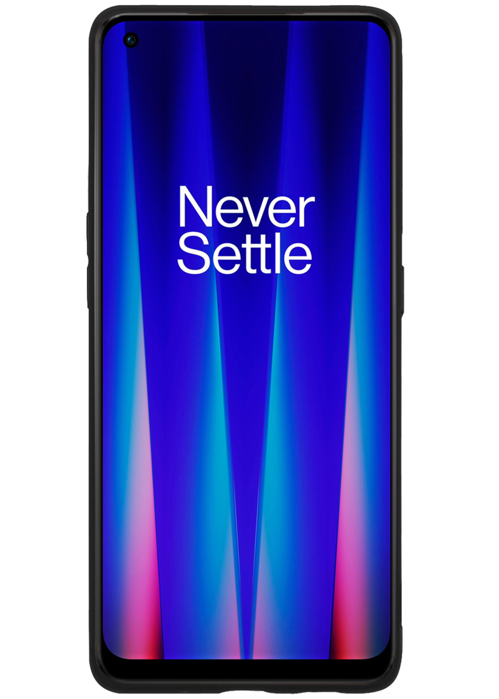 BTH OnePlus Nord CE 2 Hoesje Siliconen Case Cover - OnePlus Nord CE 2 Hoesje Cover Hoes Siliconen - Zwart