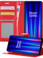BTH BTH OnePlus Nord CE 2 Hoesje Bookcase - Rood