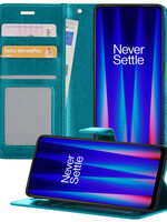 BTH BTH OnePlus Nord CE 2 Hoesje Bookcase - Turquoise