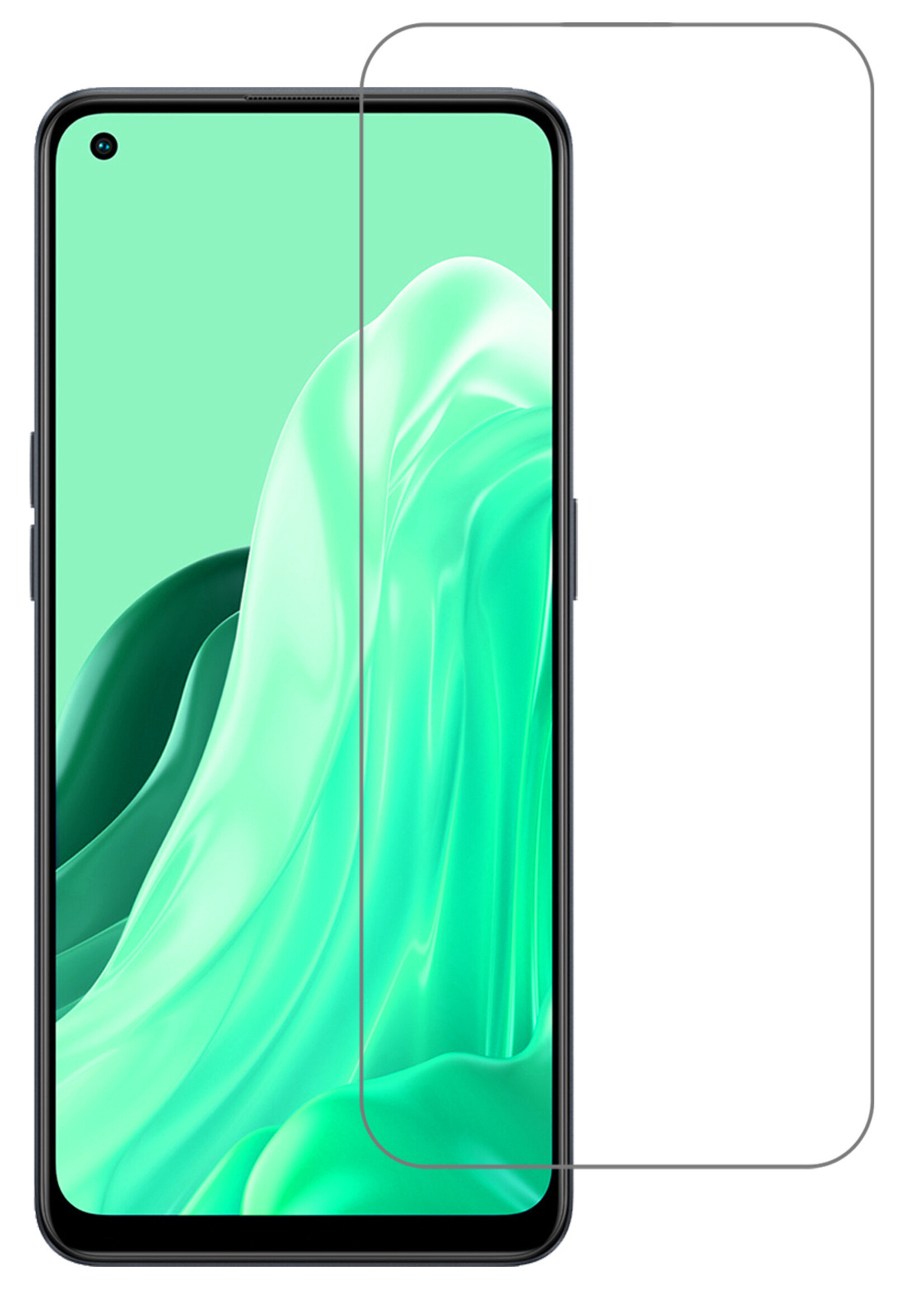 BTH Oppo Reno7 Screenprotector Glas Gehard Tempered Glass - Oppo Reno7 Screen Protector Screen Cover