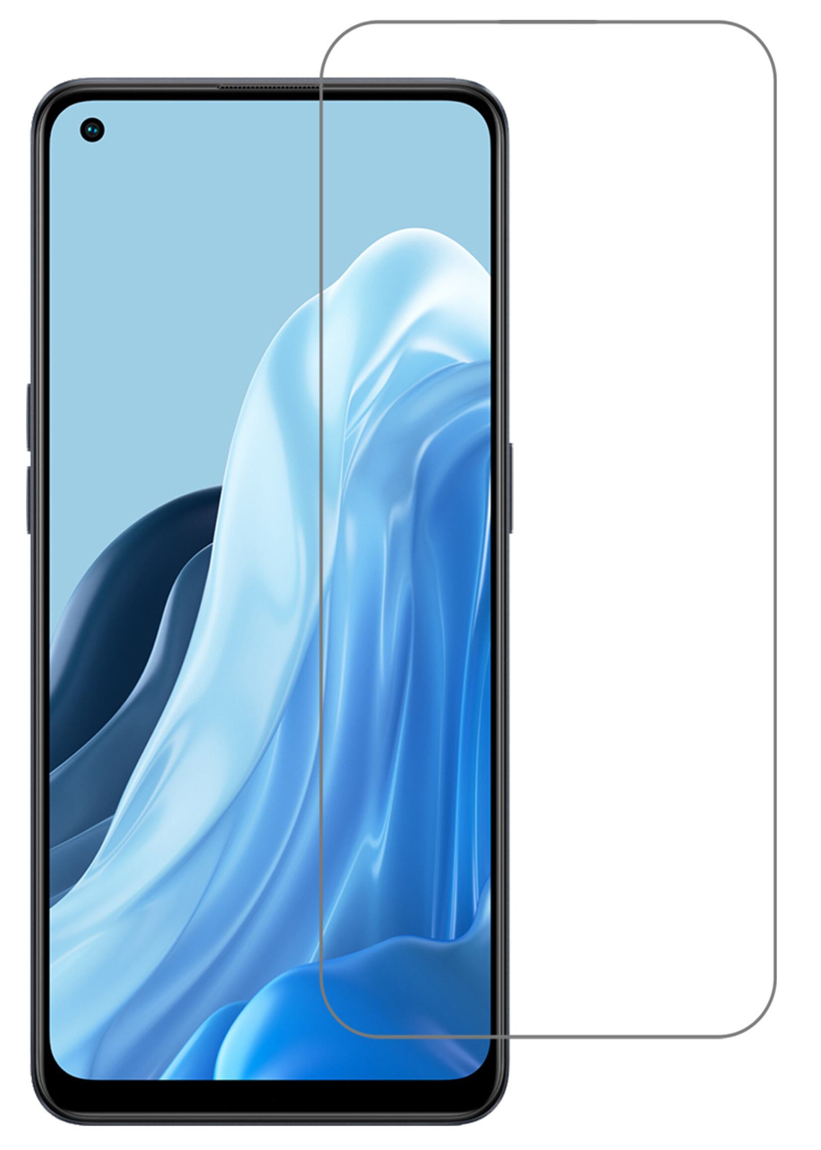 BTH Oppo Reno8 Lite Screenprotector Glas Gehard Tempered Glass - Oppo Reno8 Lite Screen Protector Screen Cover