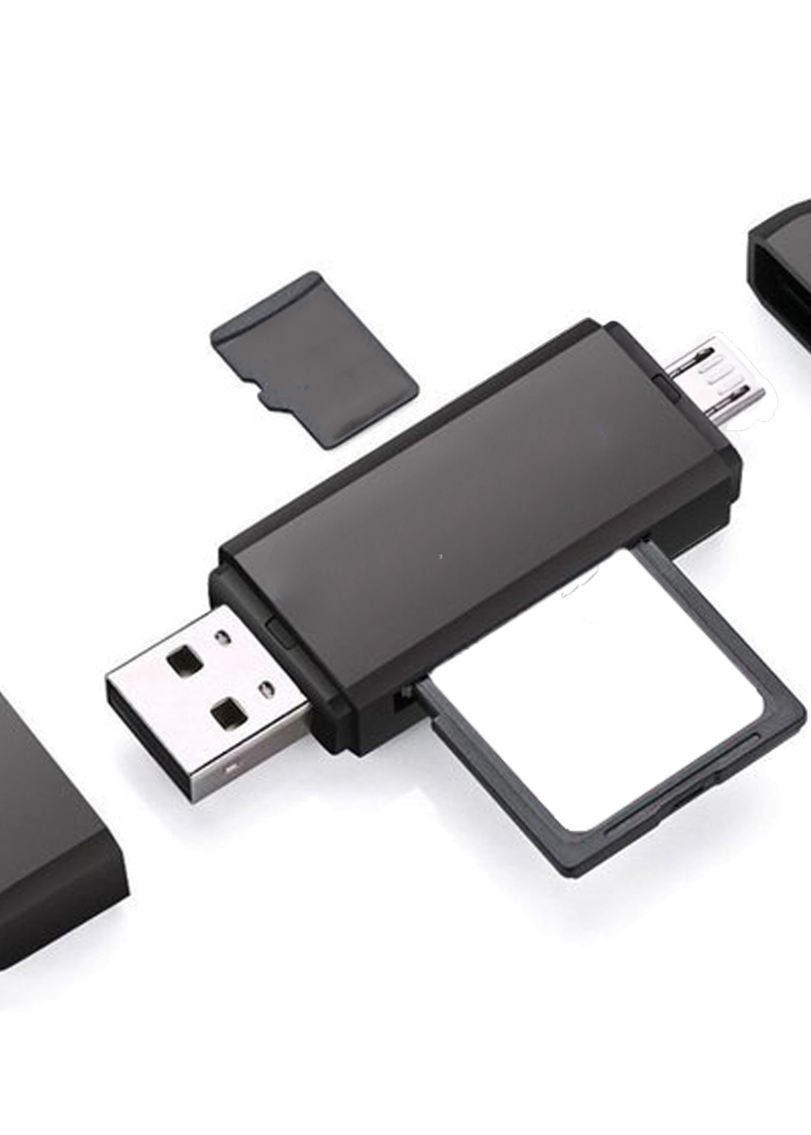 BTH USB OTG SD Card Reader Micro SD Kaartlezer 4-in-1 USB OTG