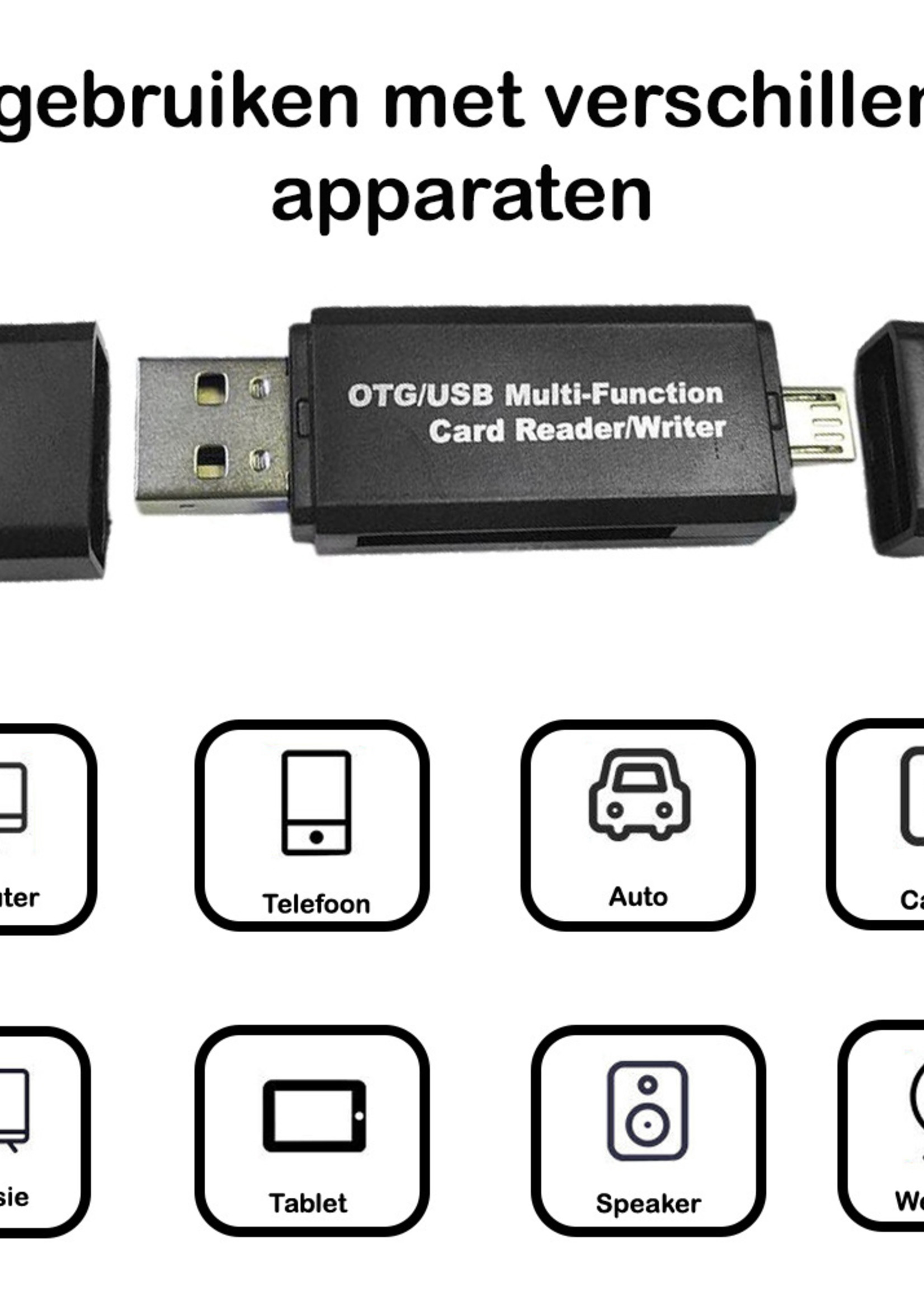 BTH USB OTG SD Card Reader Micro SD Kaartlezer 4-in-1 USB OTG