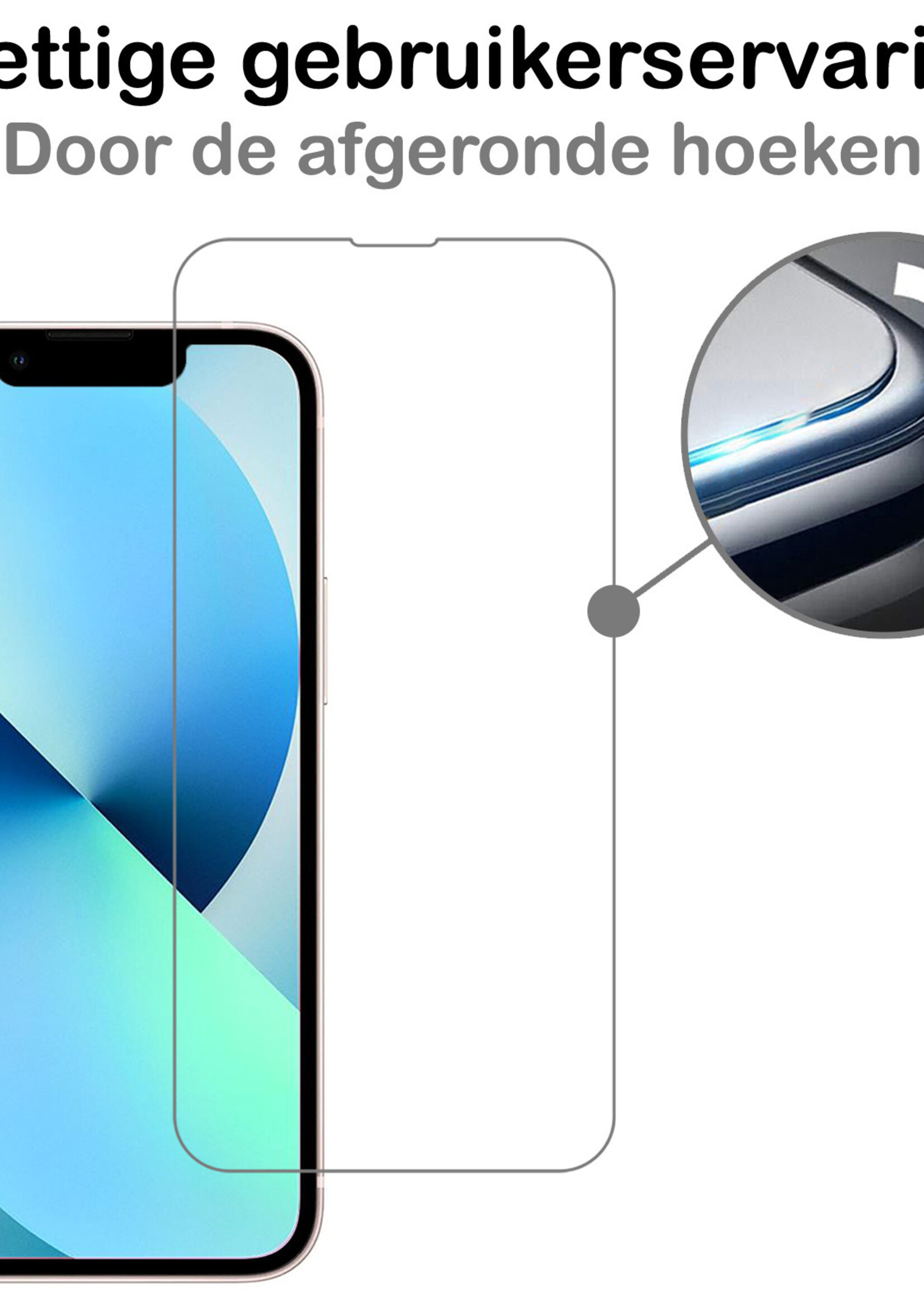 BTH Screenprotector Geschikt voor iPhone 14 Pro Screenprotector Glas Gehard Met Dichte Notch - Screenprotector Geschikt voor iPhone 14 Pro Screen Protector Glas Tempered Glass - 2 PACK