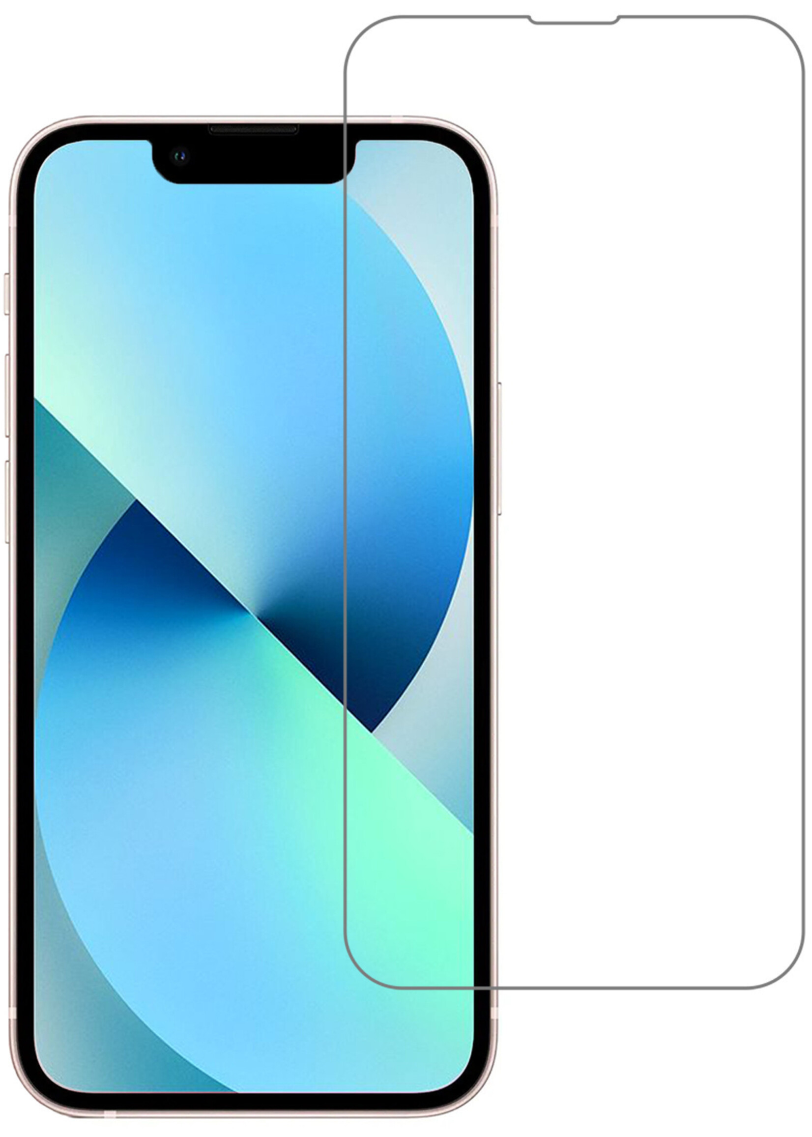 BTH Screenprotector voor iPhone 14 Plus Screenprotector Glas Tempered Glass Gehard Met Dichte Notch - Screenprotector voor iPhone 14 Plus Screen Protector