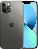 BTH BTH iPhone 14 Pro Max Hoesje Siliconen - Transparant