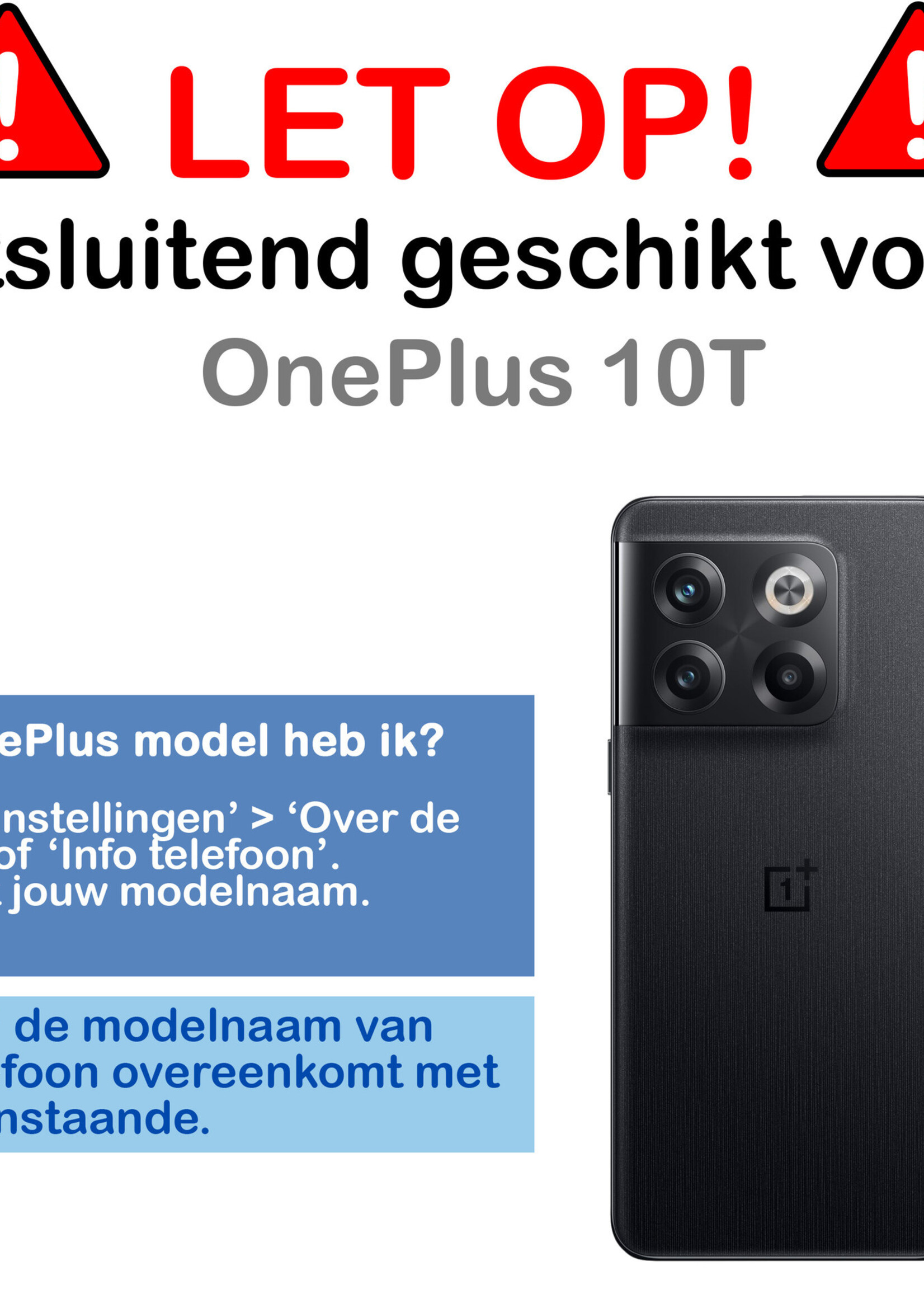 BTH OnePlus 10T Hoesje Siliconen Case Cover - OnePlus 10T Hoesje Cover Hoes Siliconen - Transparant