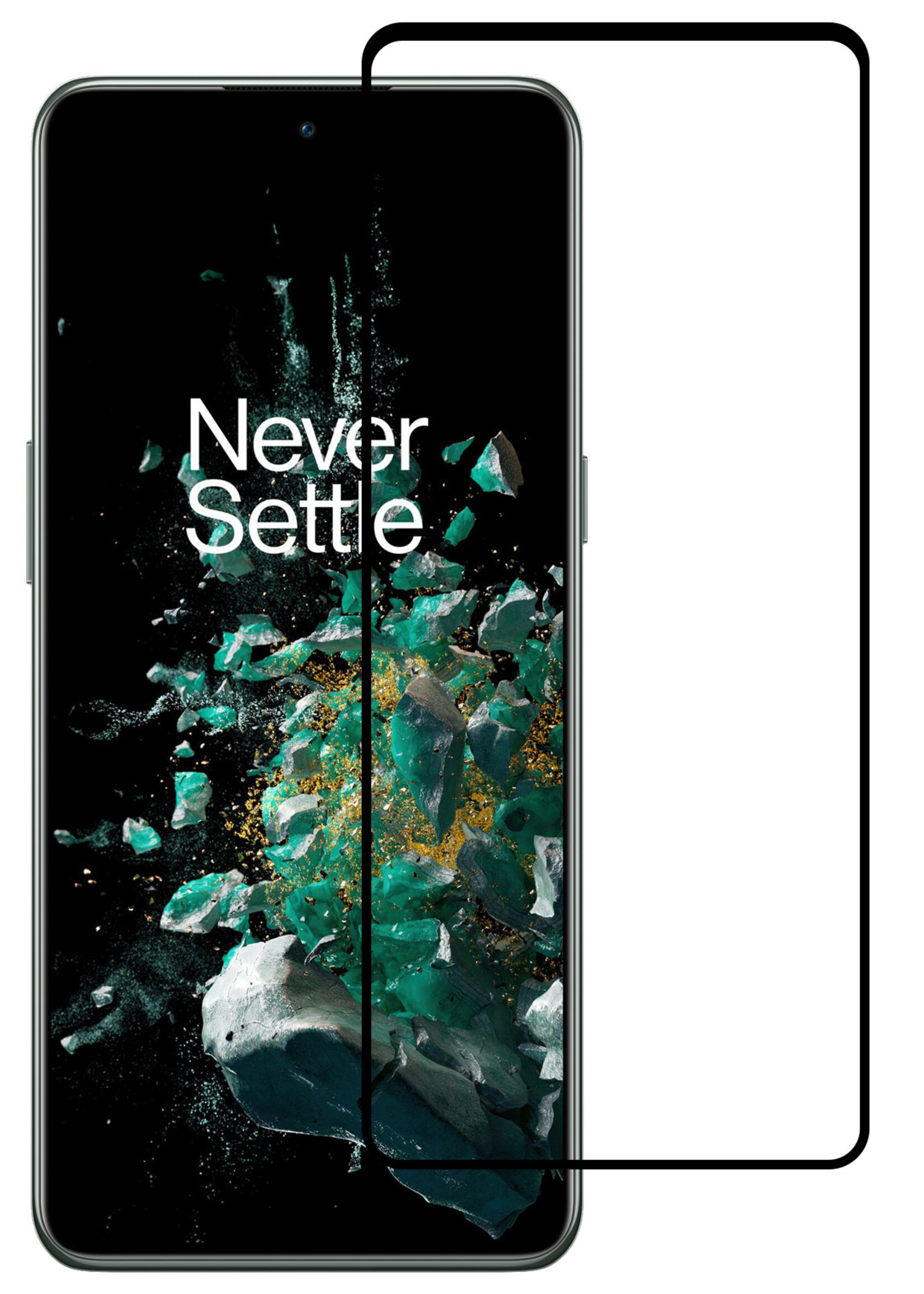 BTH OnePlus 10T Screenprotector Glas Gehard Tempered Glass Full Cover - OnePlus 10T Screen Protector Screen Cover