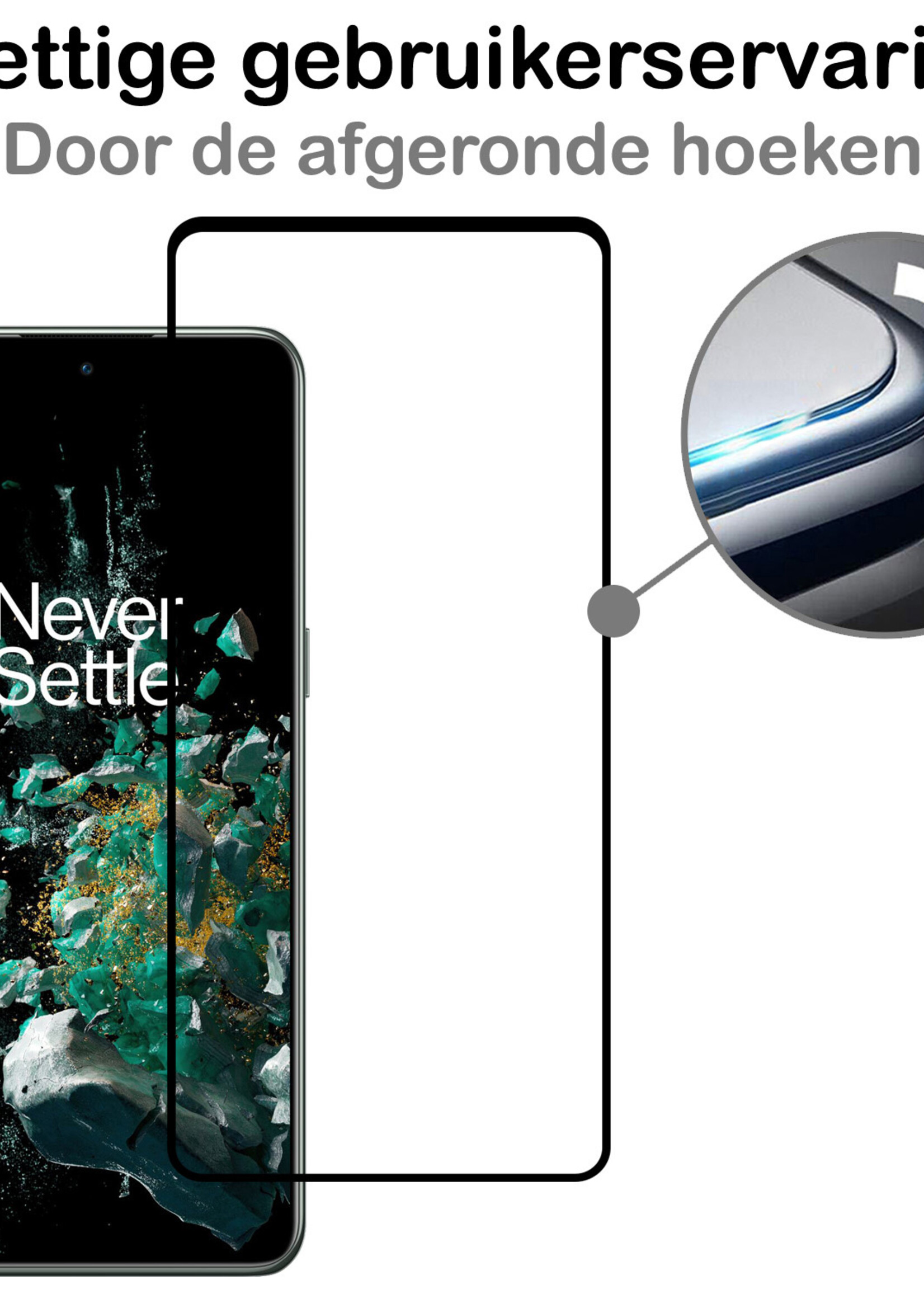 BTH OnePlus 10T Screenprotector Glas Gehard Tempered Glass Full Cover - OnePlus 10T Screen Protector Screen Cover