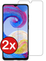 BTH BTH Samsung Galaxy A04s Screenprotector Glas - 2 PACK