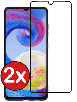 BTH BTH Samsung Galaxy A04s Screenprotector Glas Full Cover - 2 PACK
