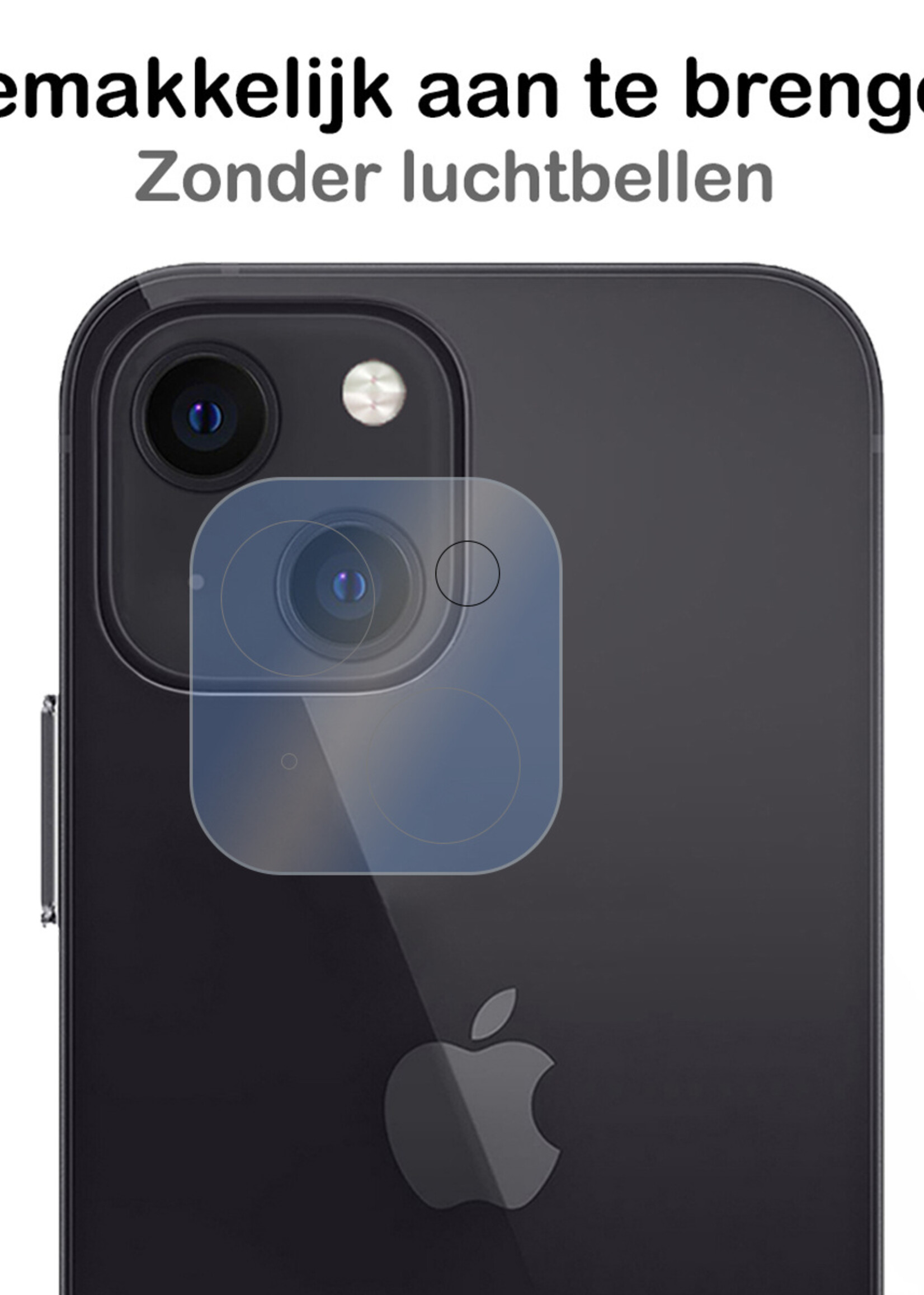 BTH Screenprotector Geschikt voor iPhone 14 Camera Lens Screenprotector Glas - Screenprotector Geschikt voor iPhone 14 Screenprotector Camera Protector Gehard Glas - 2 PACK